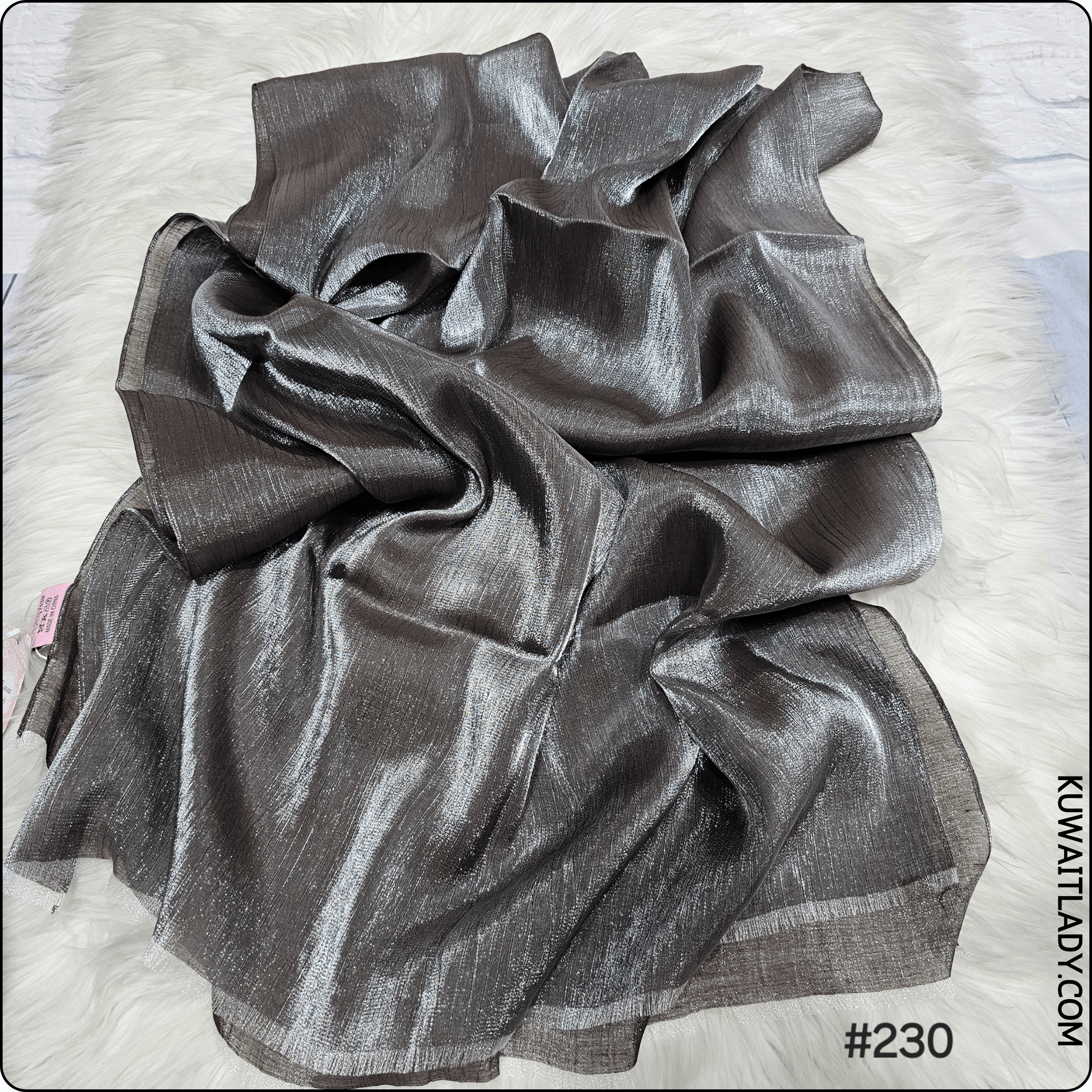 Metallic Linen Scarf