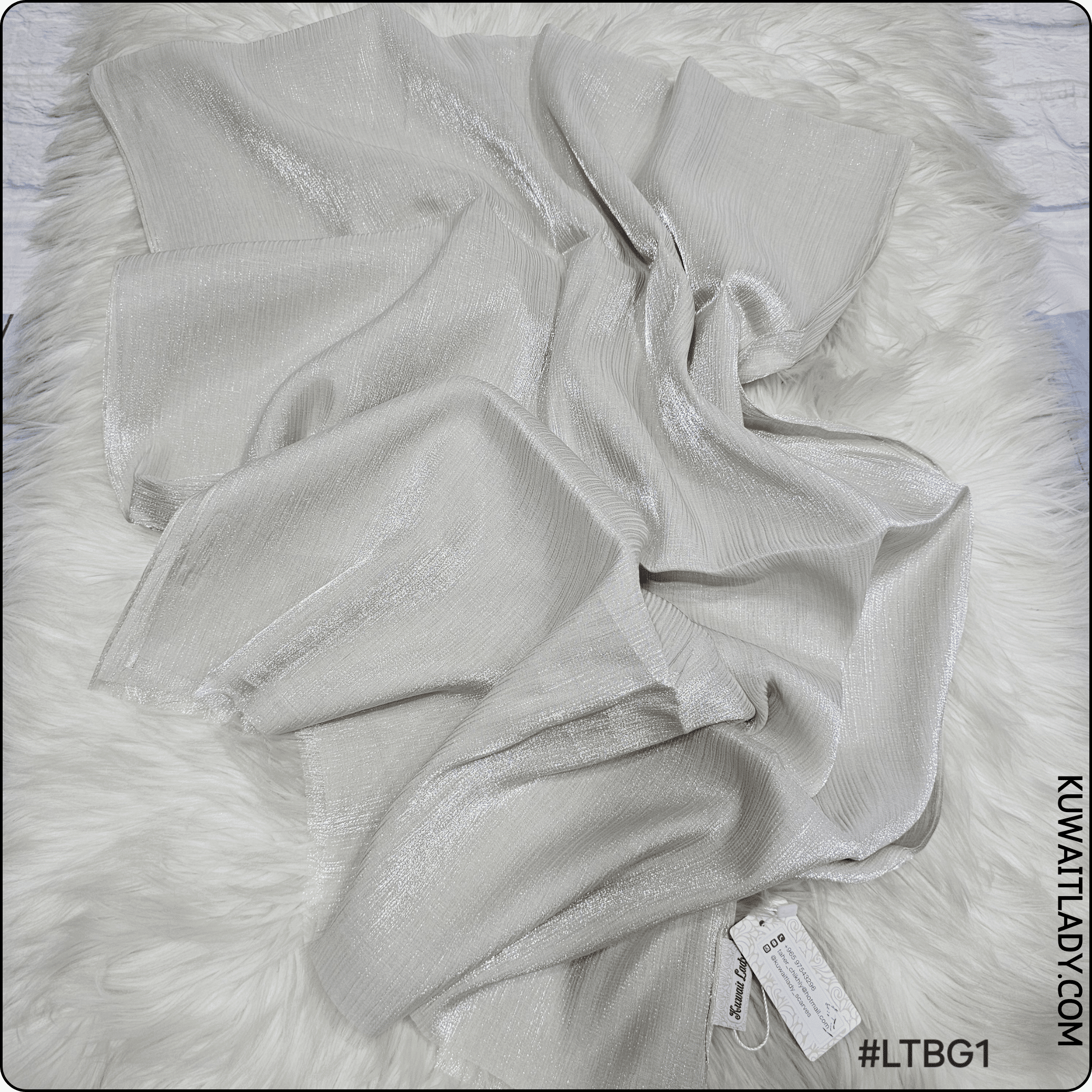 Metallic Linen Scarf