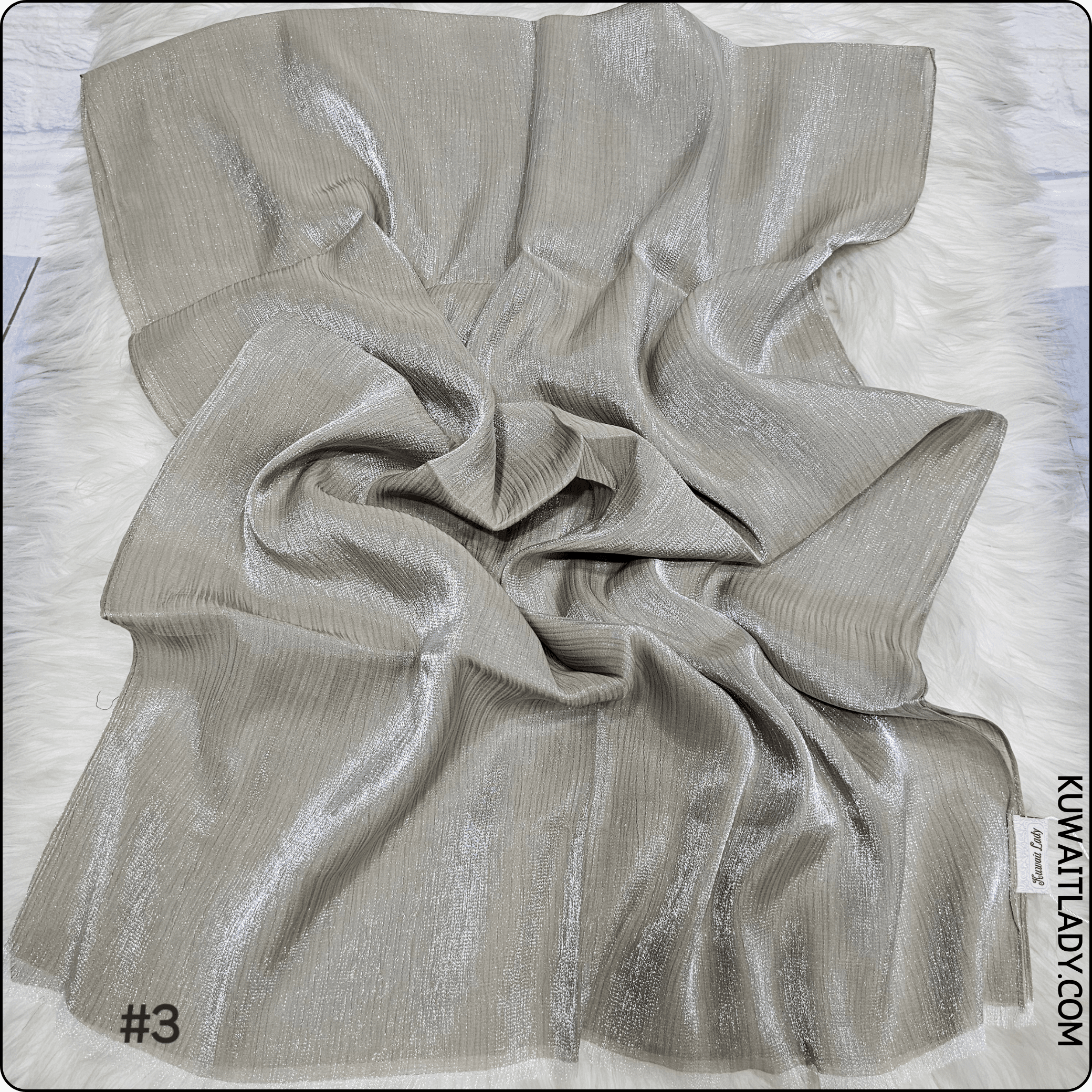Metallic Linen Scarf