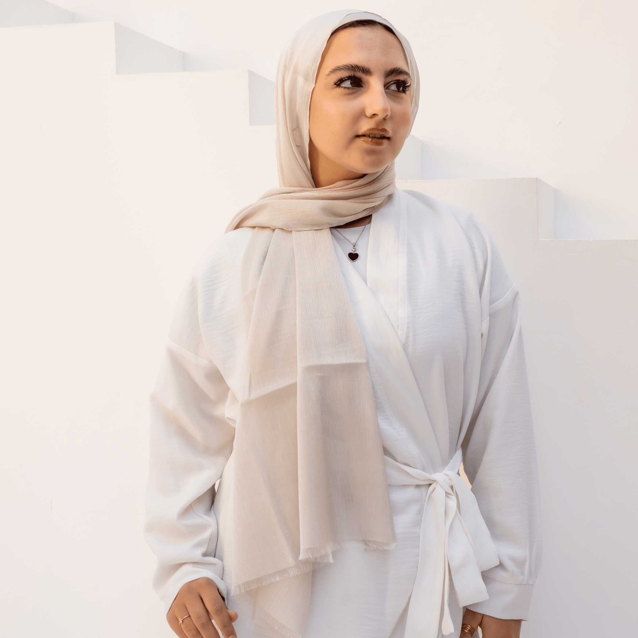 Metallic Linen Scarf