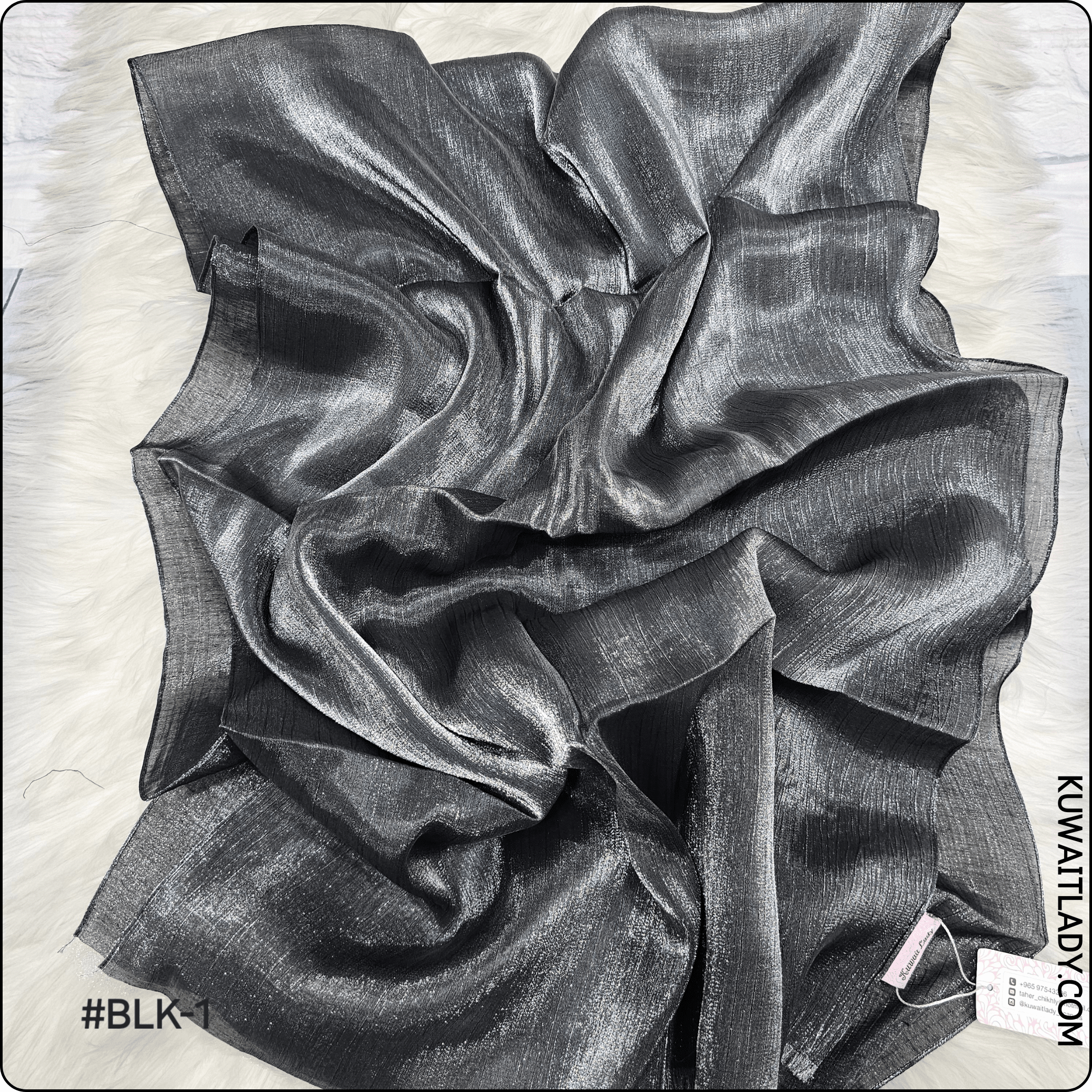 Metallic Linen Scarf