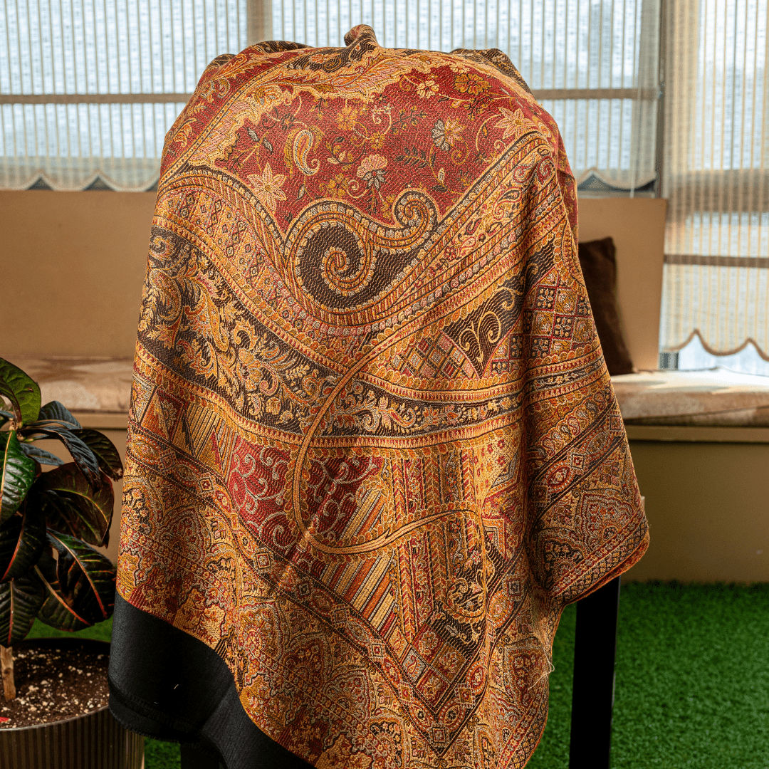 Mini Floral Kashmiri Shawl