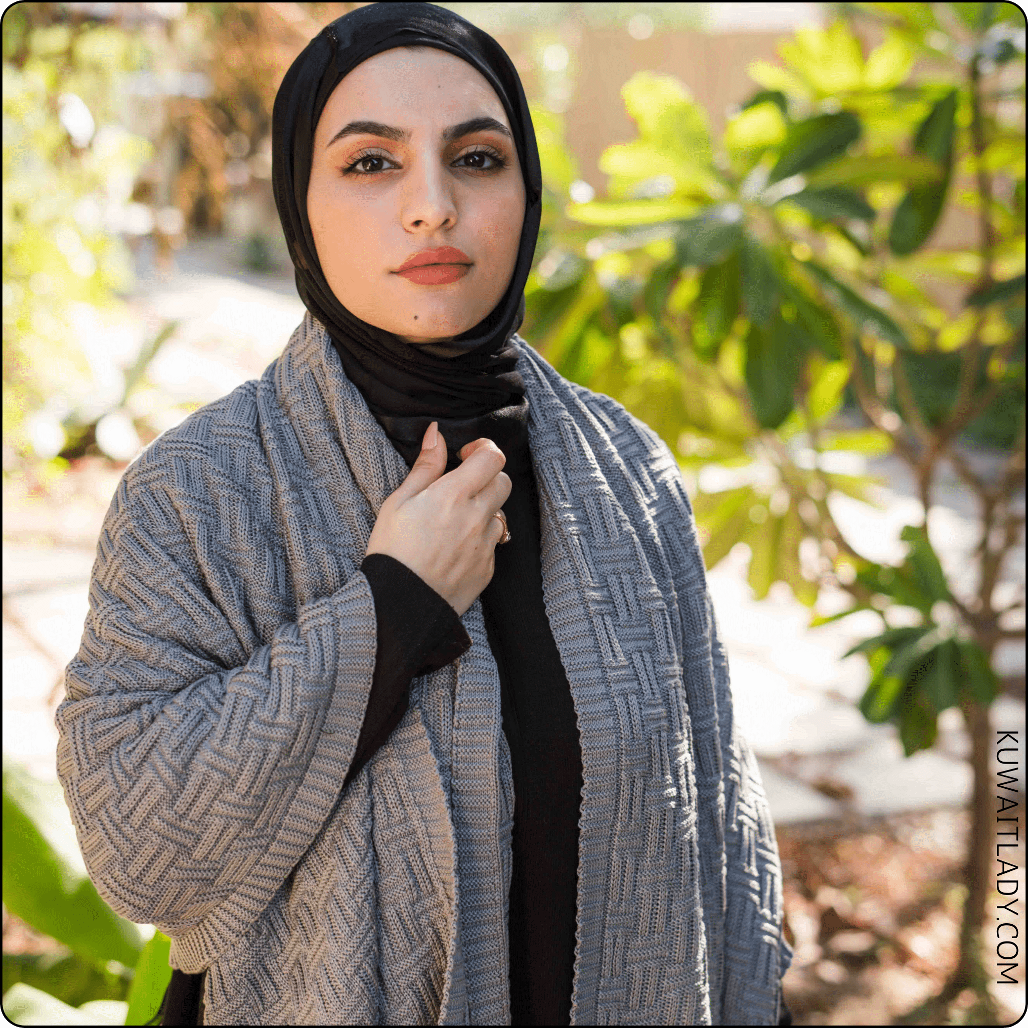 Modern Gridline Shawl