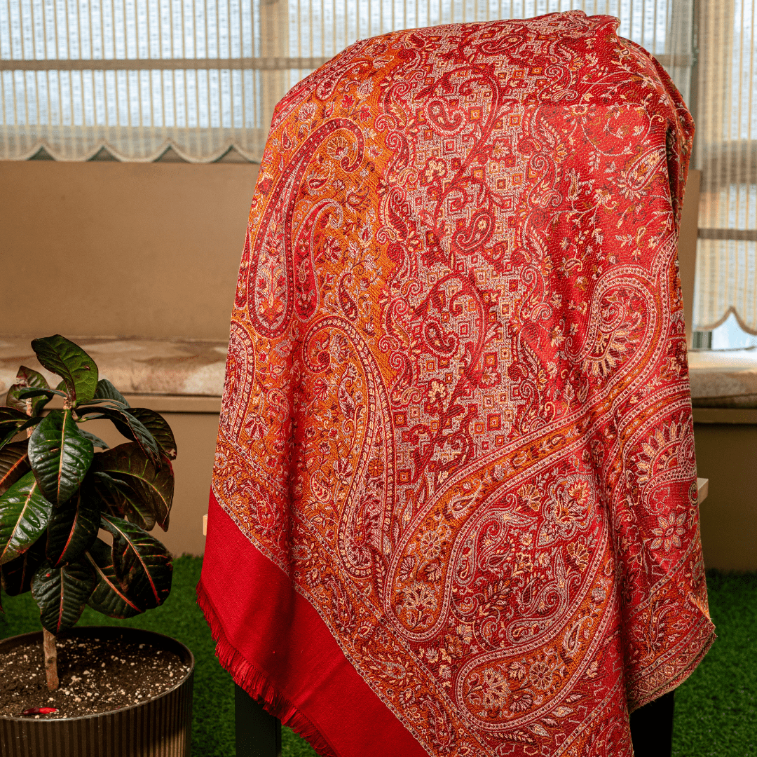 Premium Kashmiri Paisley Shawl
