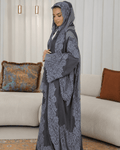 Premium Pashmina Wool-Lace Dark Grey 1 Bisht