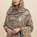 Rare Pashmina Full Handcrafted Luxurious Shawl - Only One Piece