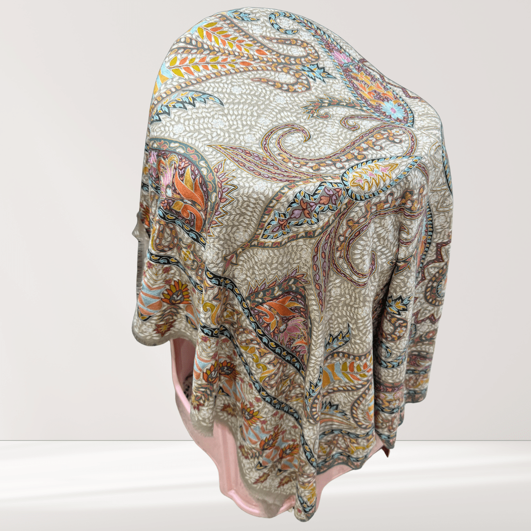 Rare Pashmina Full Handcrafted Luxurious Shawl - Only One Piece