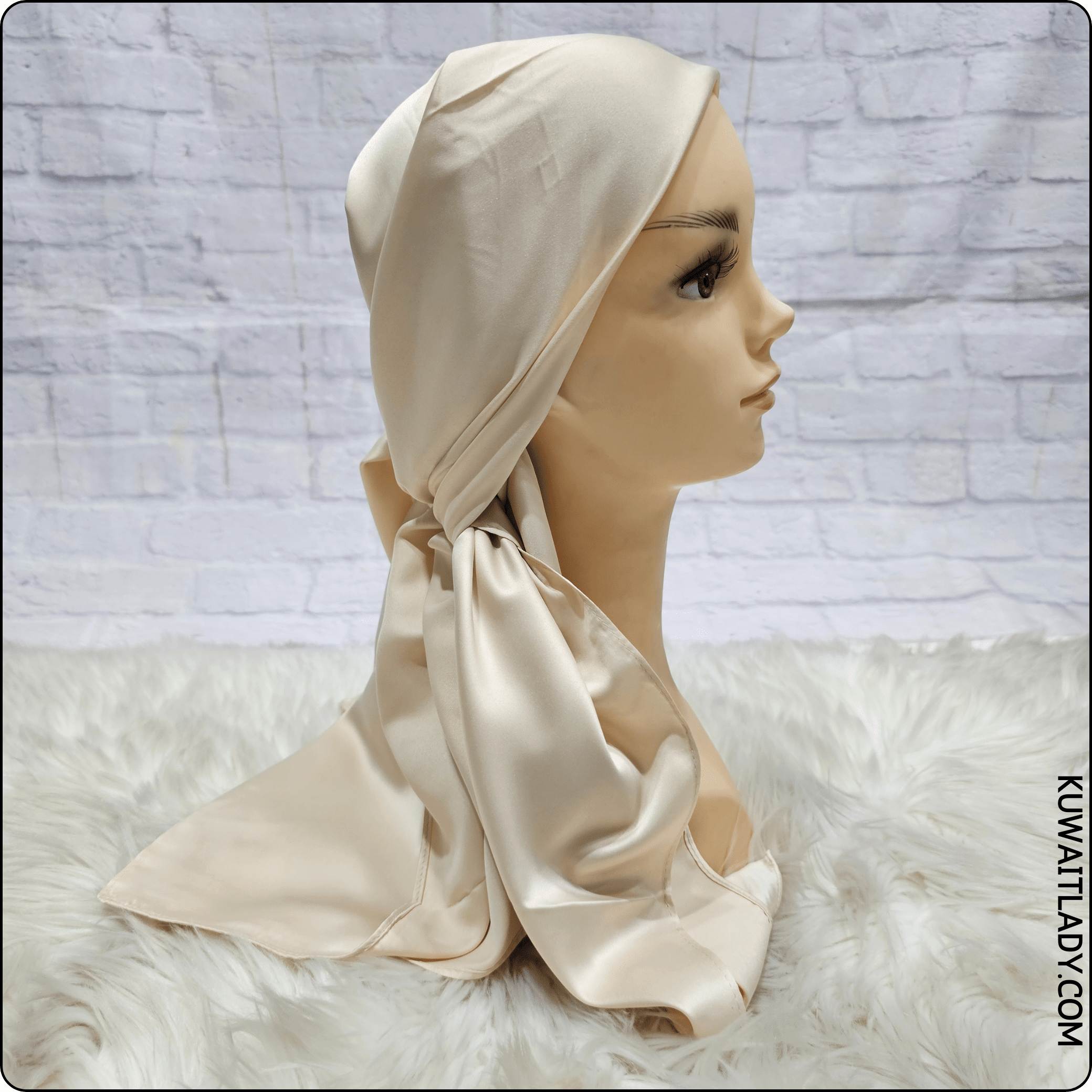 Satin Square Turban Hijab