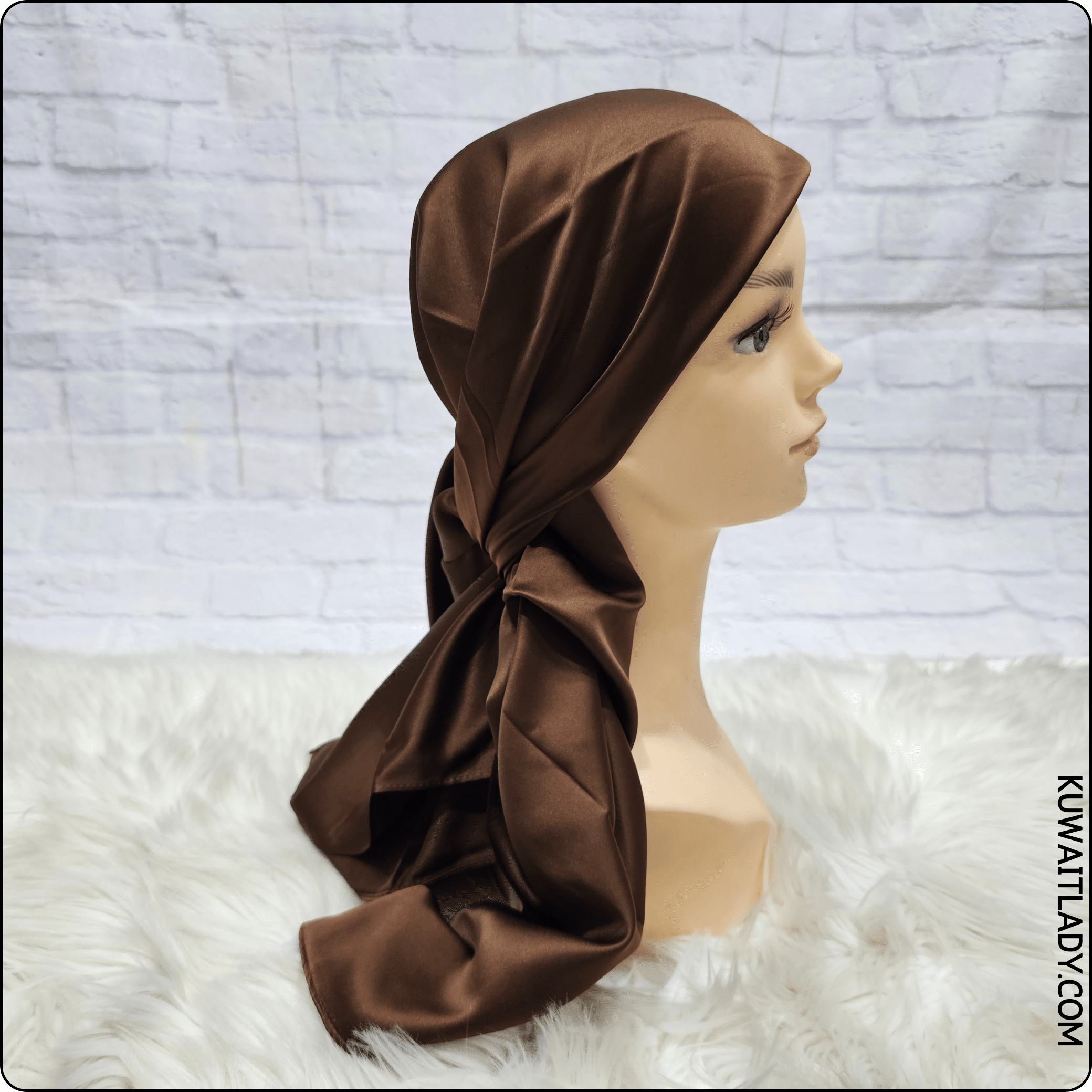 Satin Square Turban Hijab