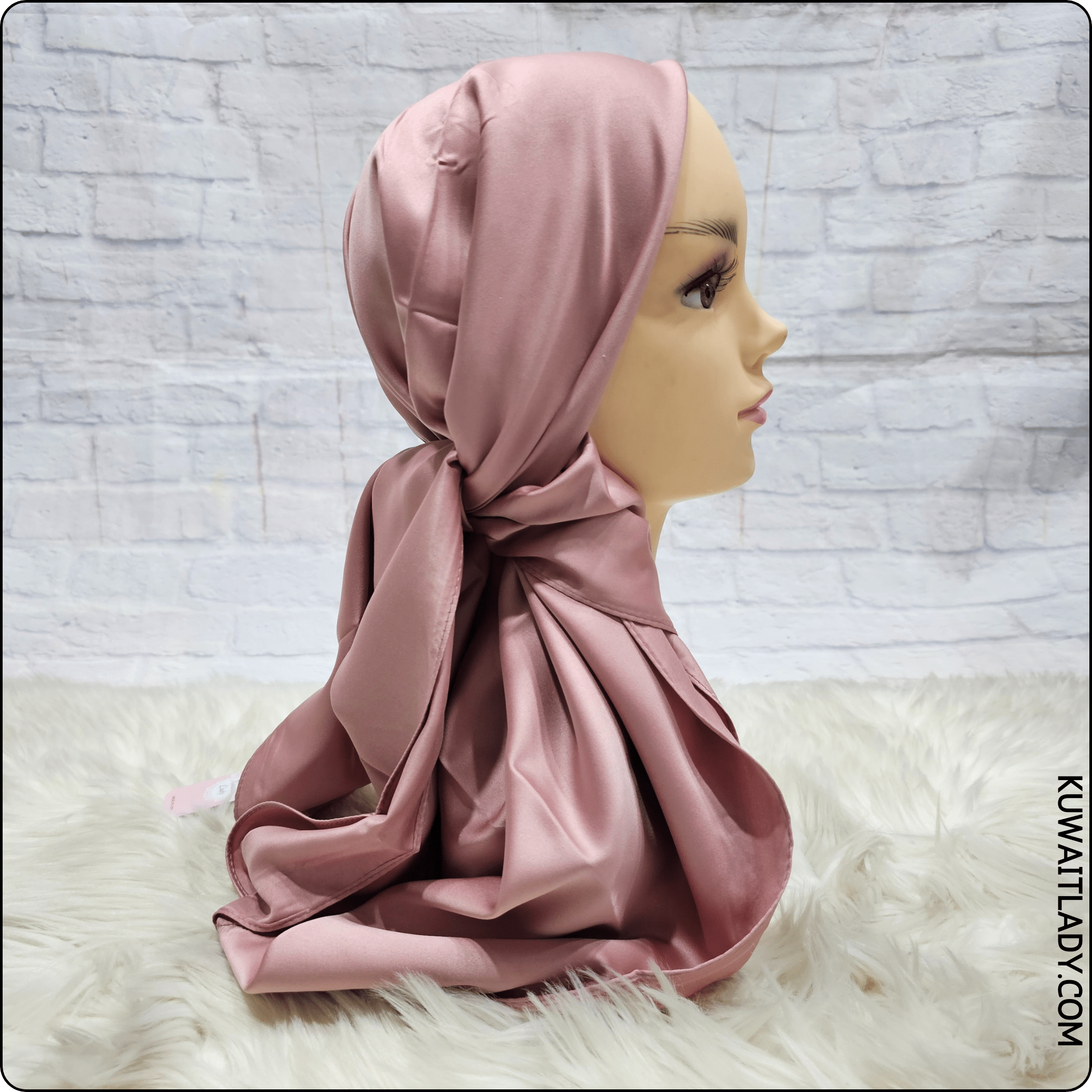 Satin Square Turban Hijab