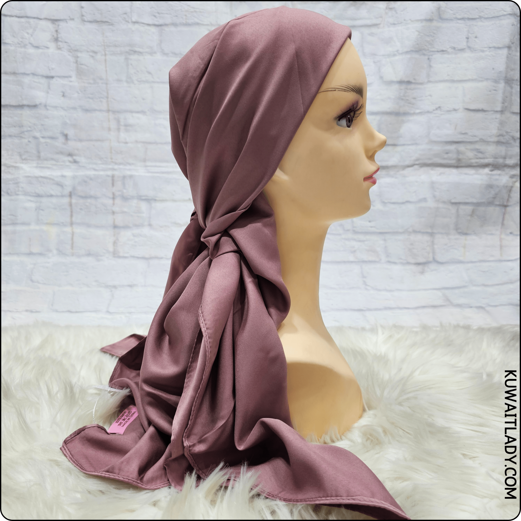 Satin Square Turban Hijab