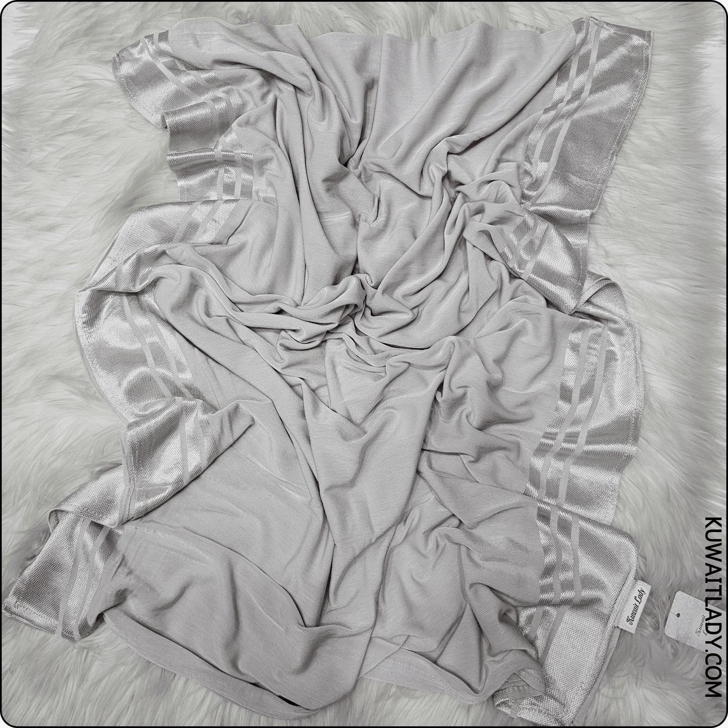 Satin Touch Cotton Scarf