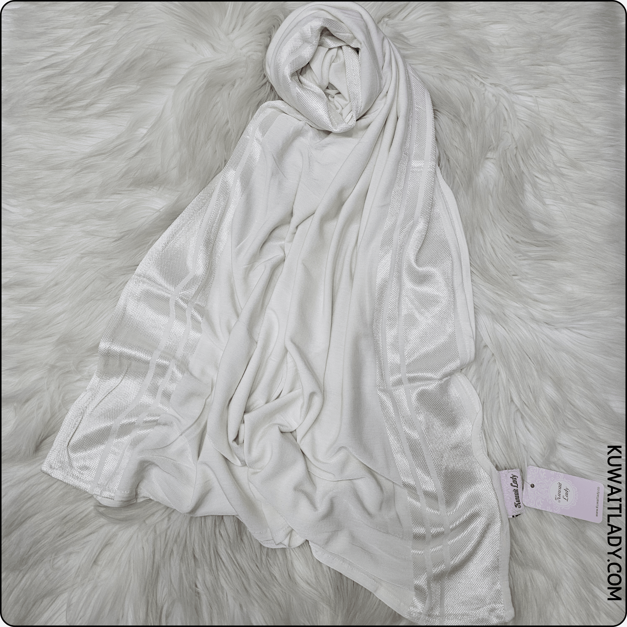Satin Touch Cotton Scarf