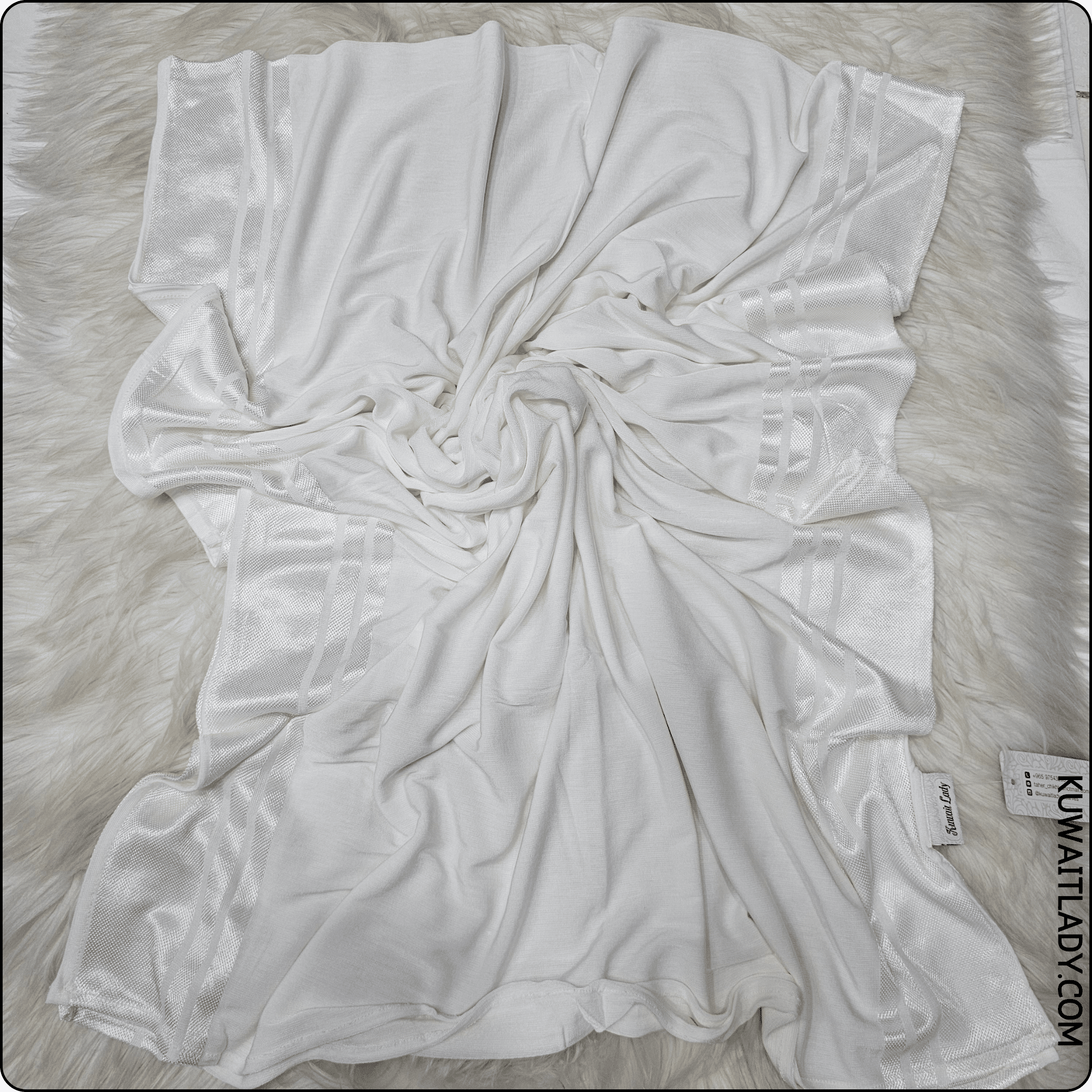 Satin Touch Cotton Scarf