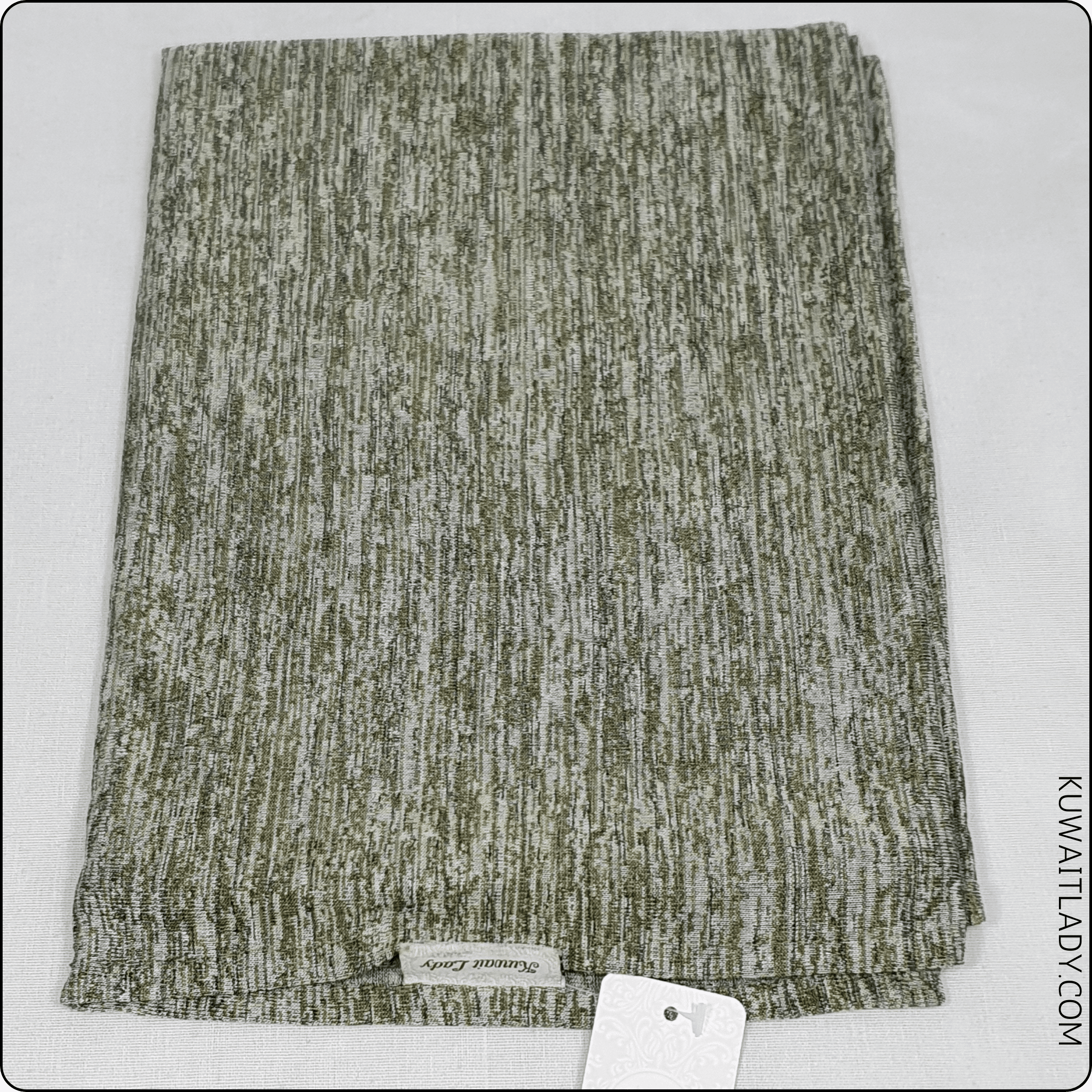 Self Textured Multi-Color Jersey Scarf