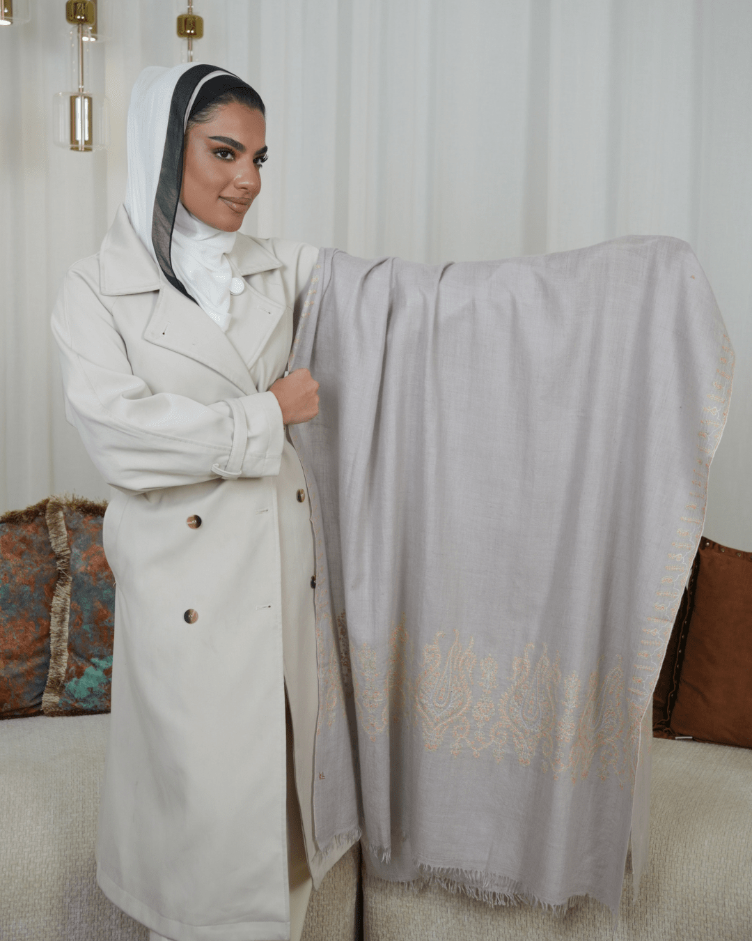 Shahi Karigar Premium Pashmina Handmade Shawl