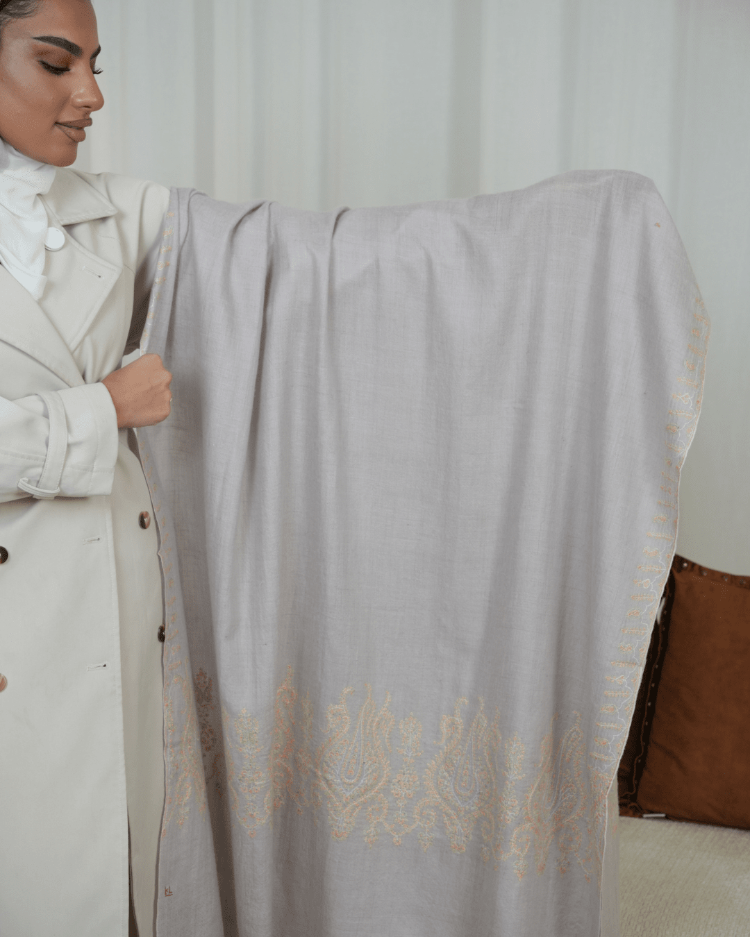 Shahi Karigar Premium Pashmina Handmade Shawl