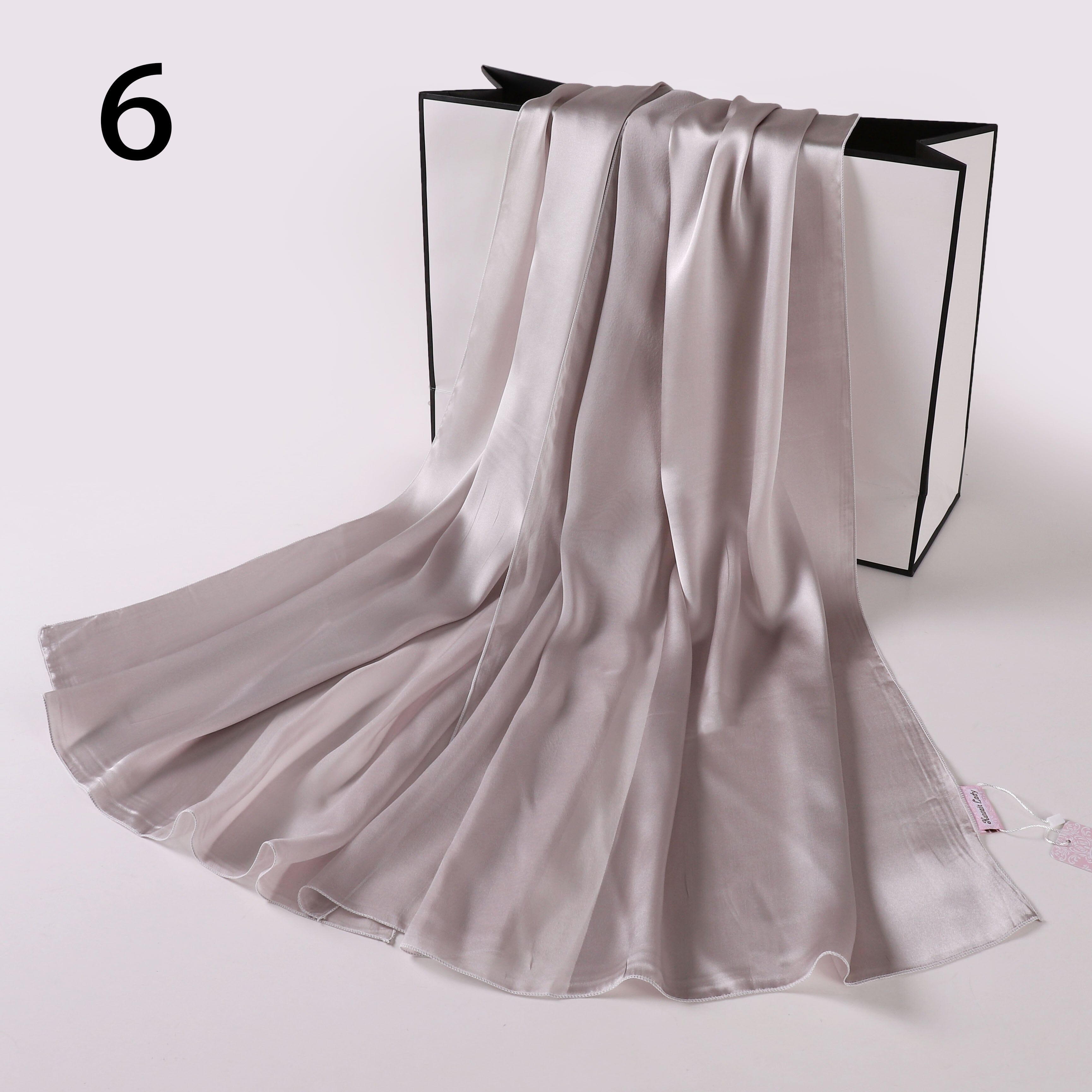 Silk-Satin Fusion Scarf