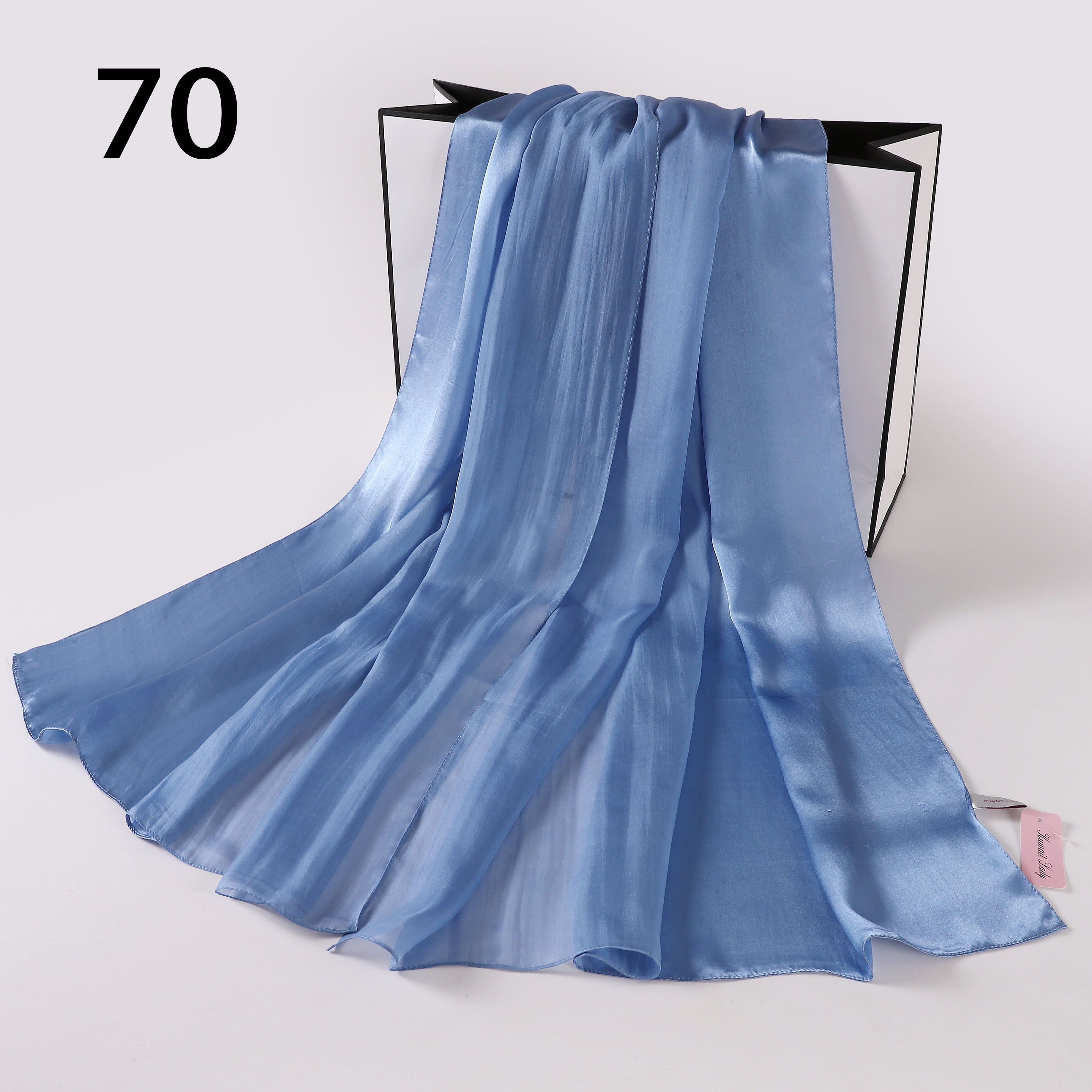 Silk-Satin Fusion Scarf