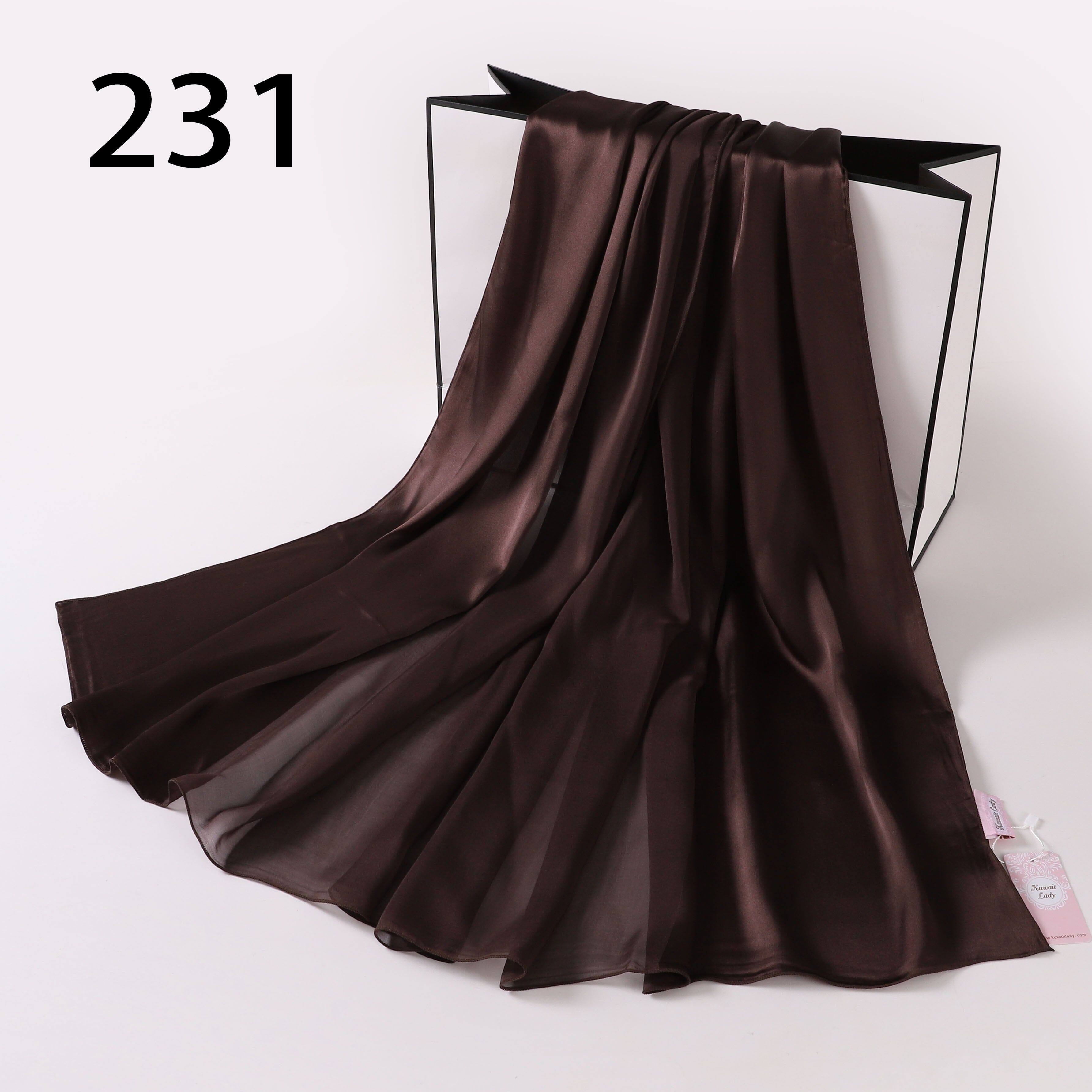 Silk-Satin Fusion Scarf