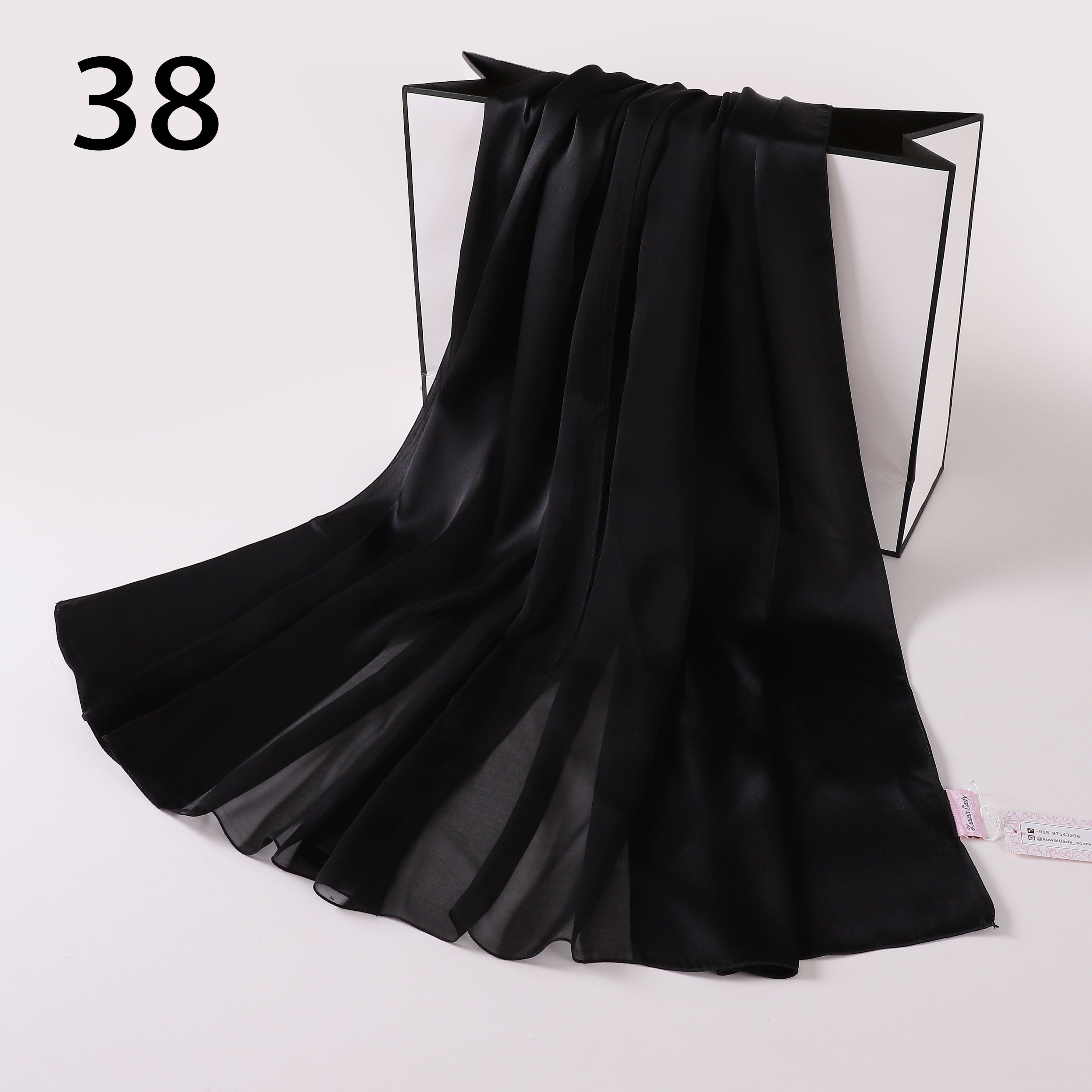 Silk-Satin Fusion Scarf