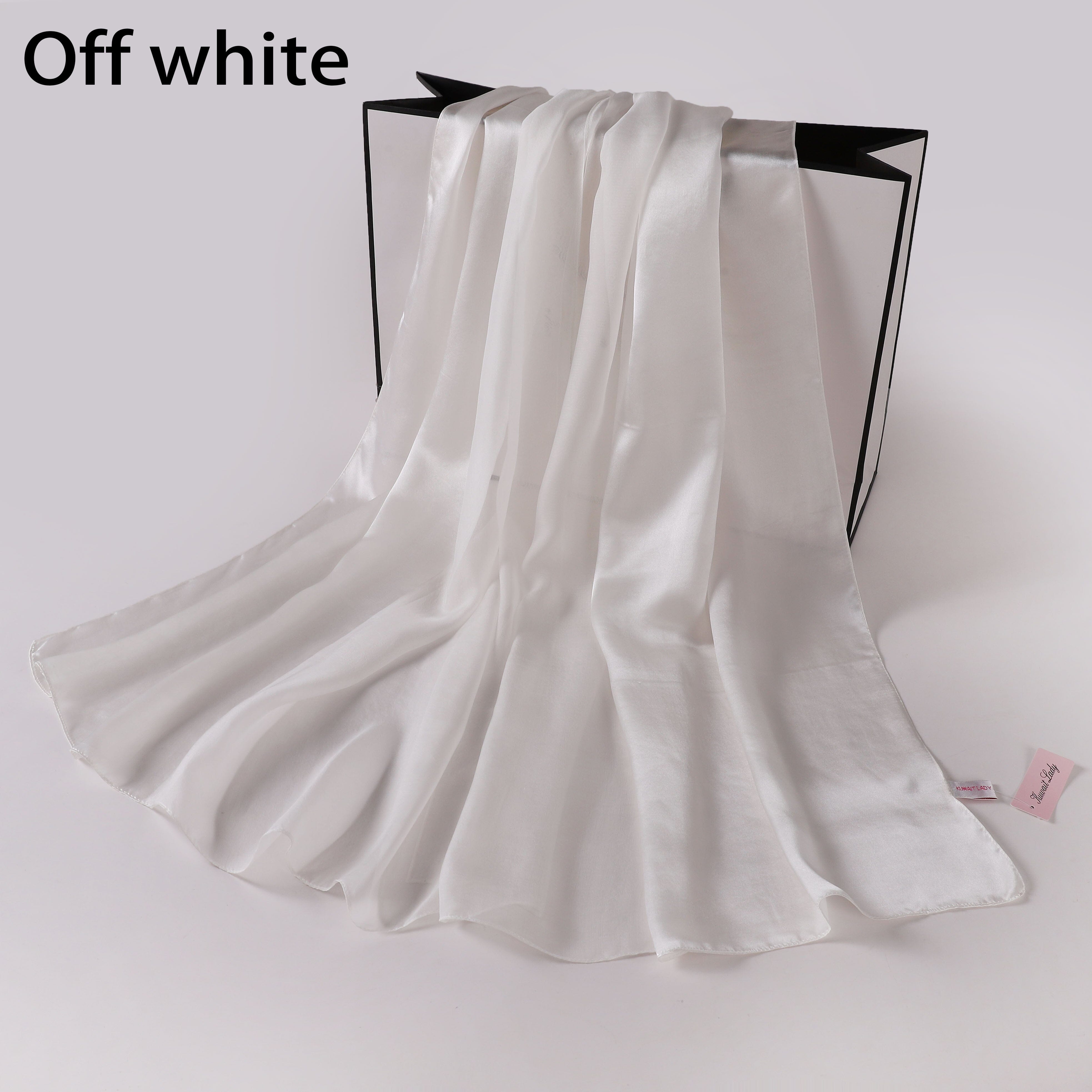 Silk-Satin Fusion Scarf