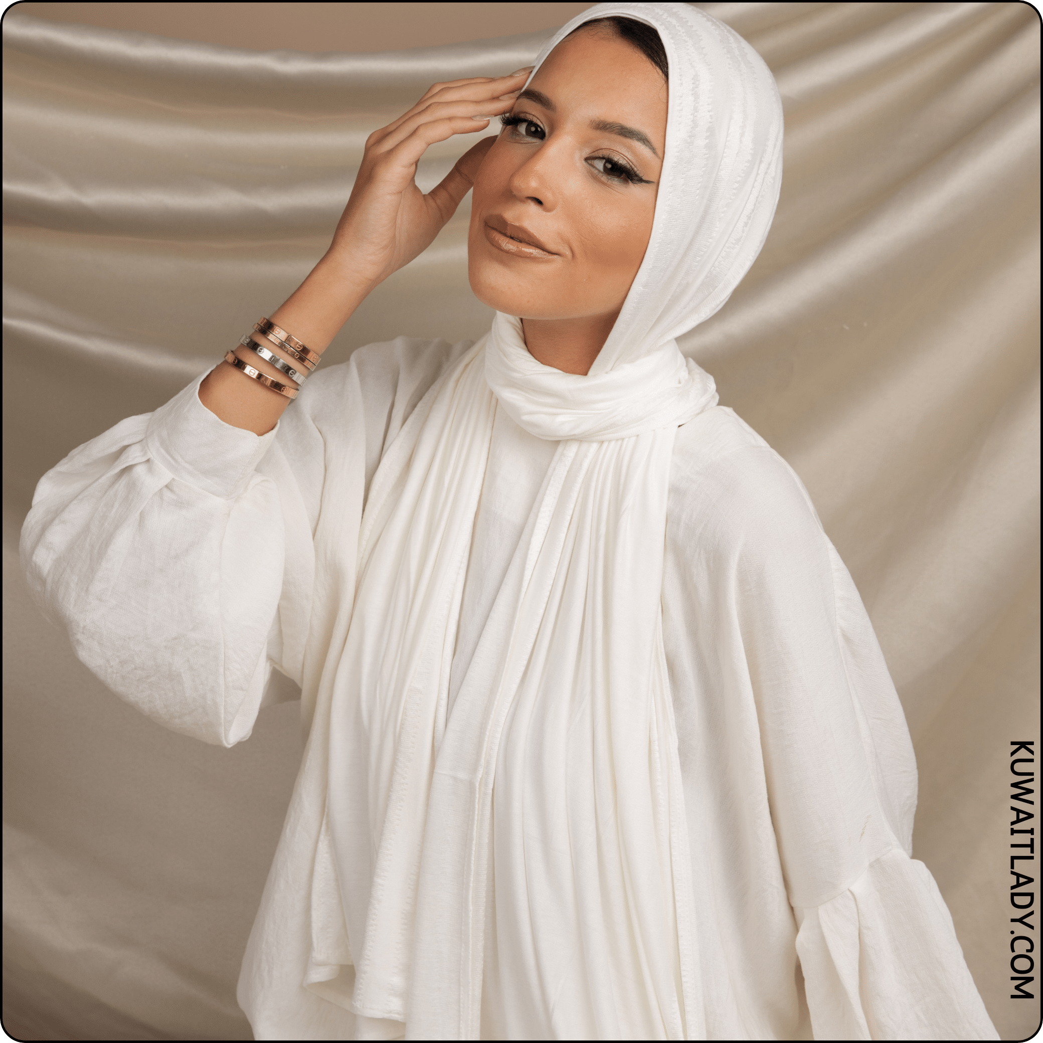 Snake Print Cotton Scarf