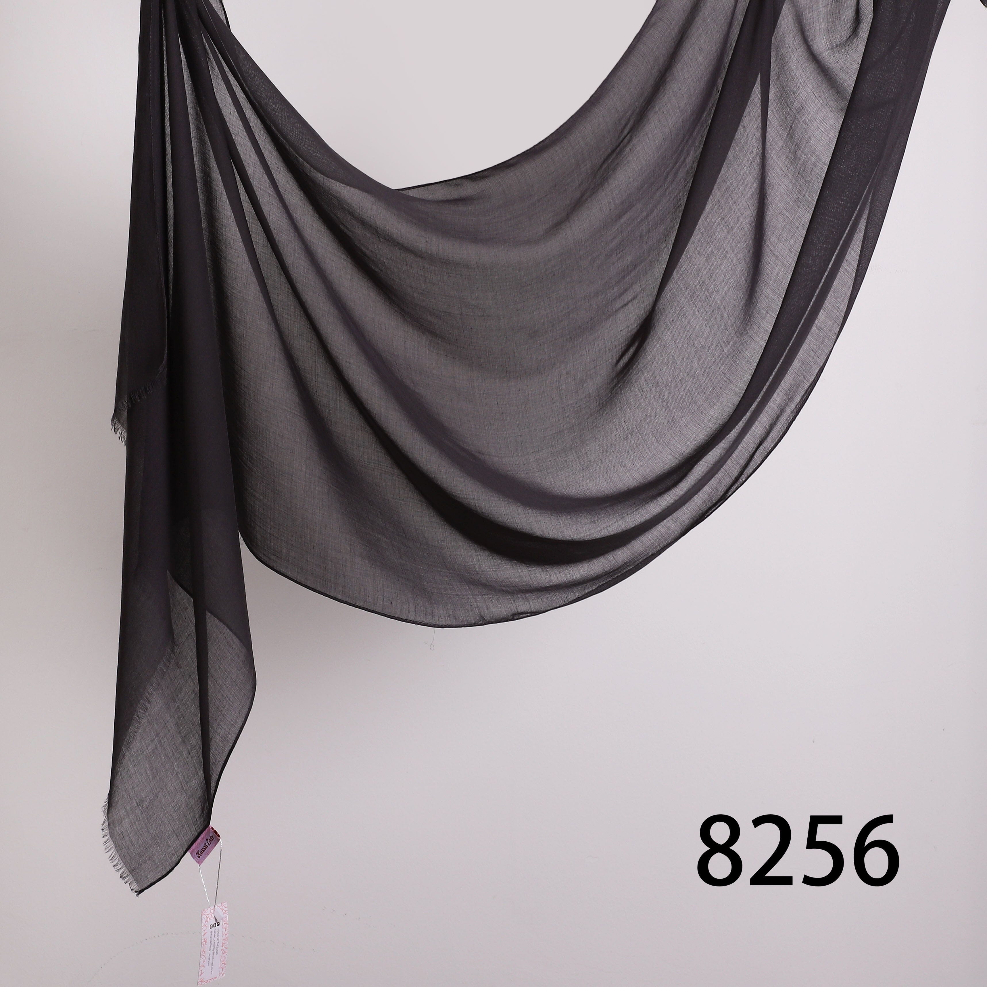 Threaded Linen Plain Khafeef Scarf