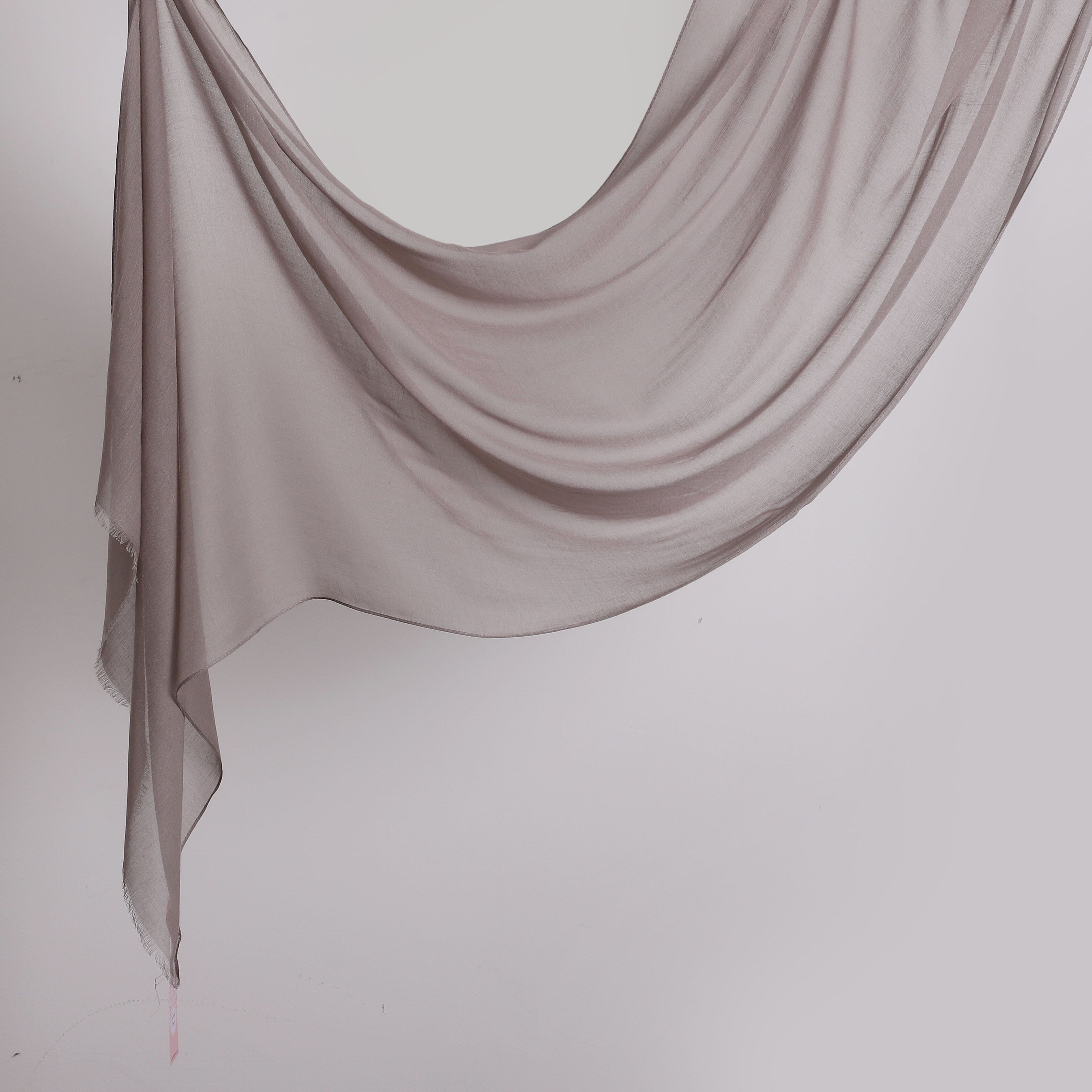Threaded Linen Plain Khafeef Scarf
