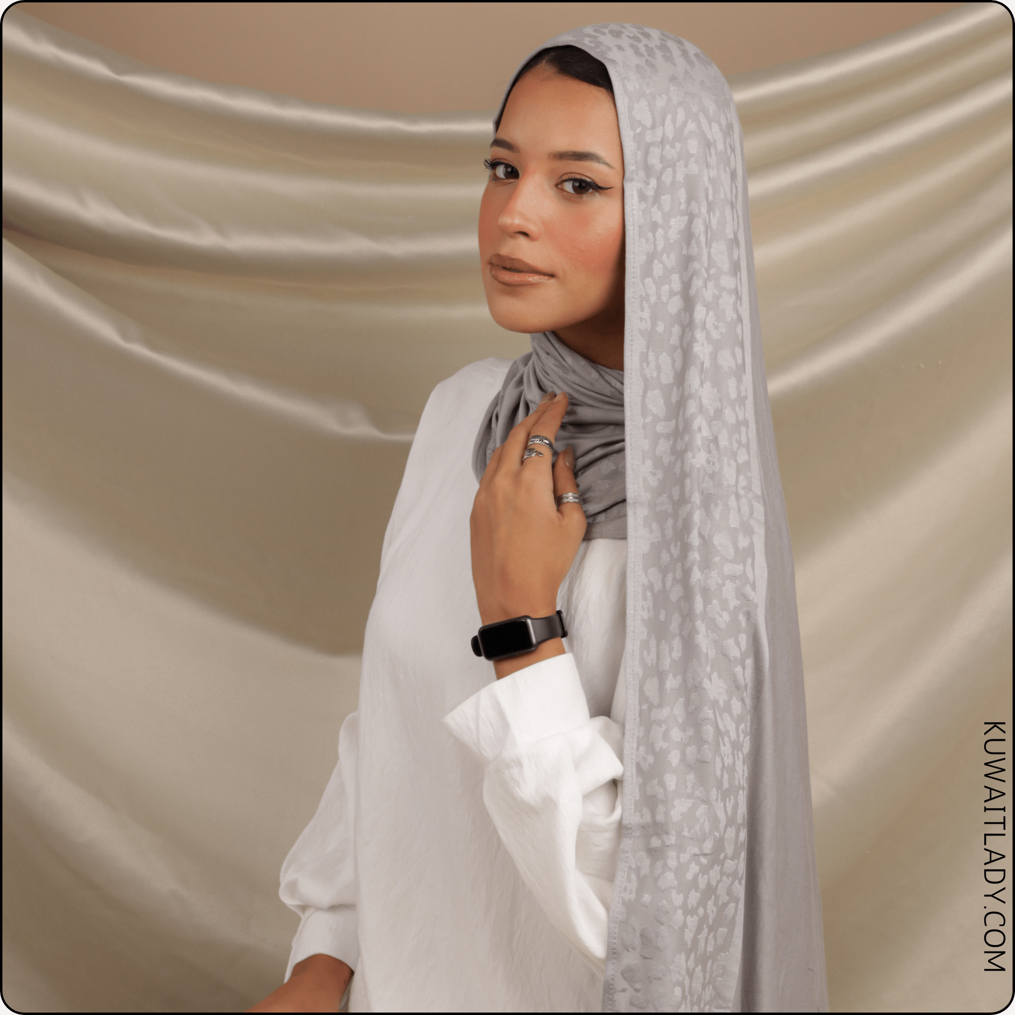 Tiger Tracks Stretch Cotton Scarf