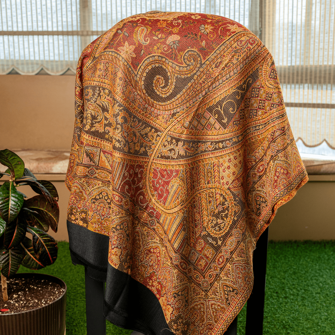 Traditional Kashmiri Pattern Shawl