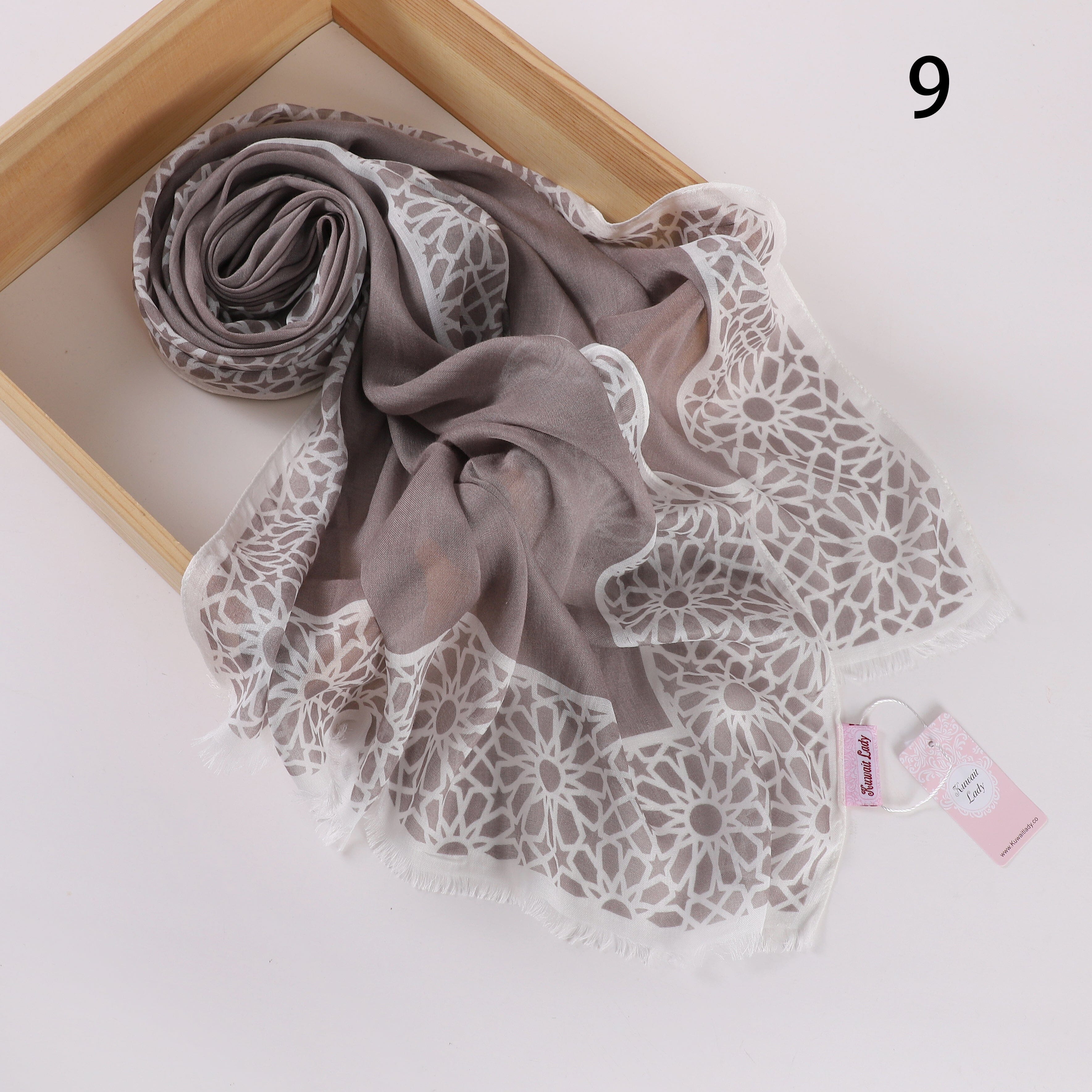 Urban Bloom Linen Scarf
