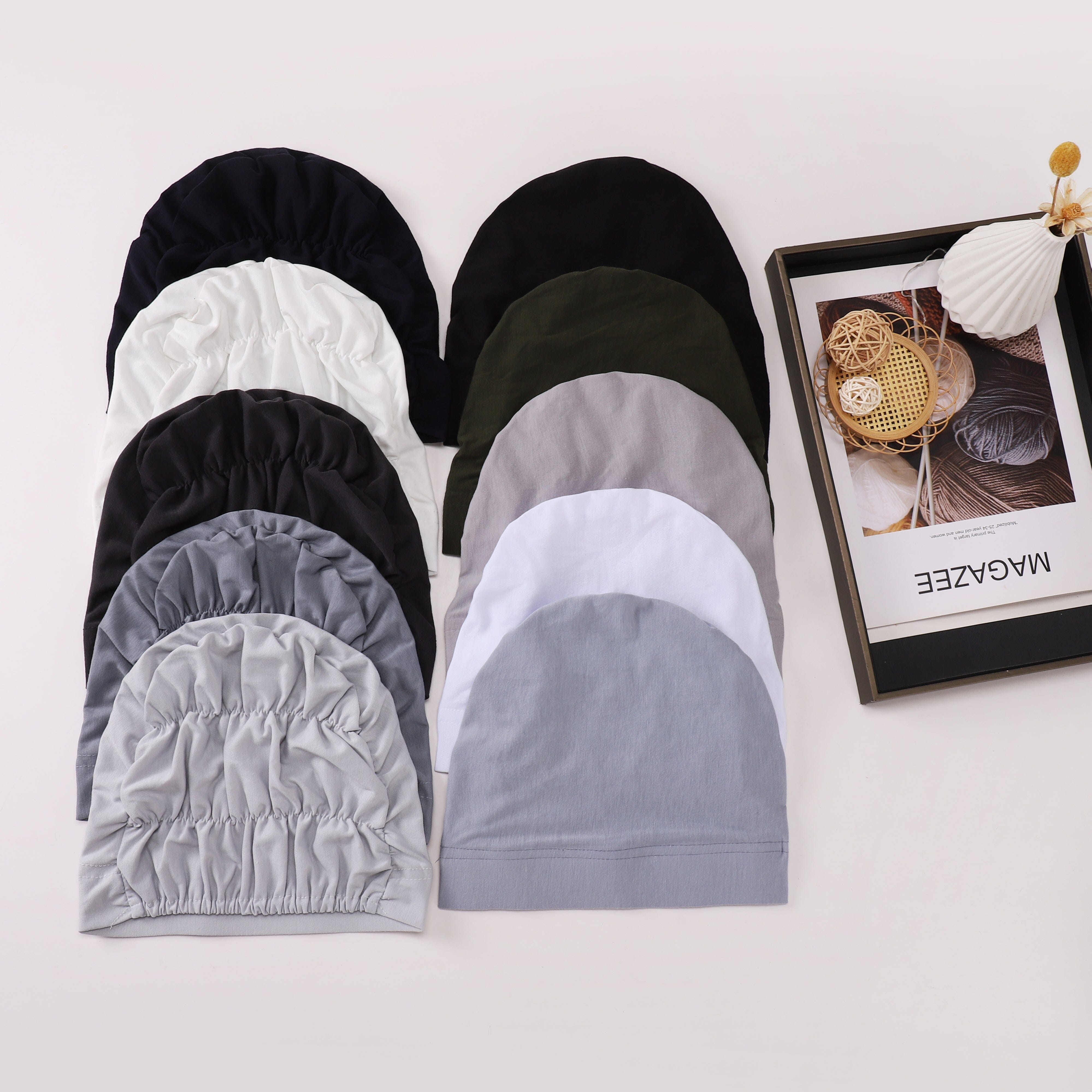 Wrinkled Bonnet Undercap