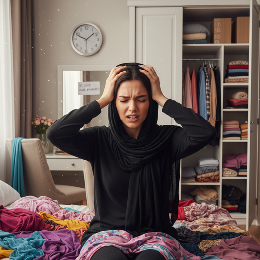 Every hijab I owned betrayed me — slipping, blending, disappearing into the crowd