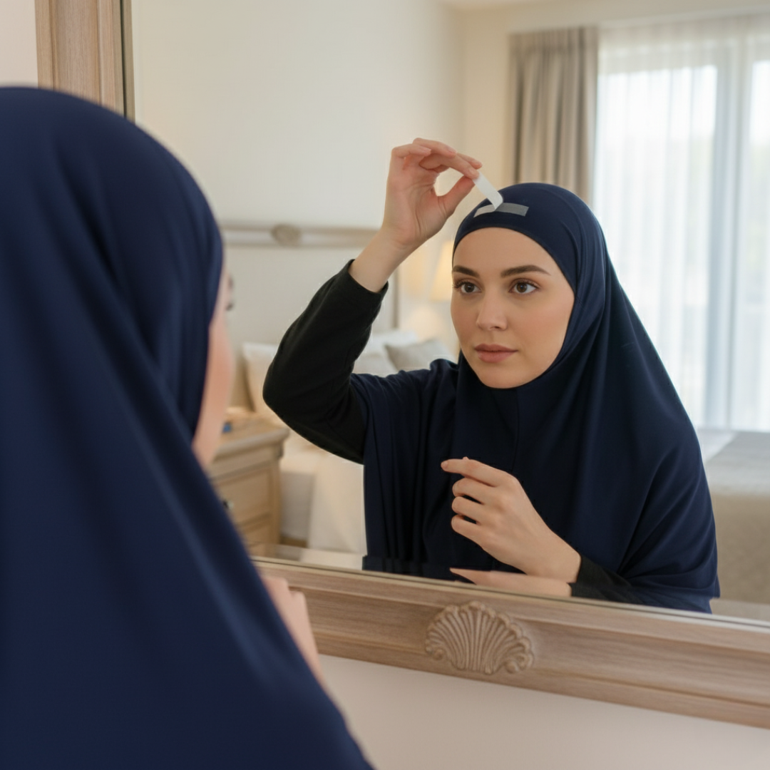 My Journey to a Perfect Hijab: The Magic of Tape ✨