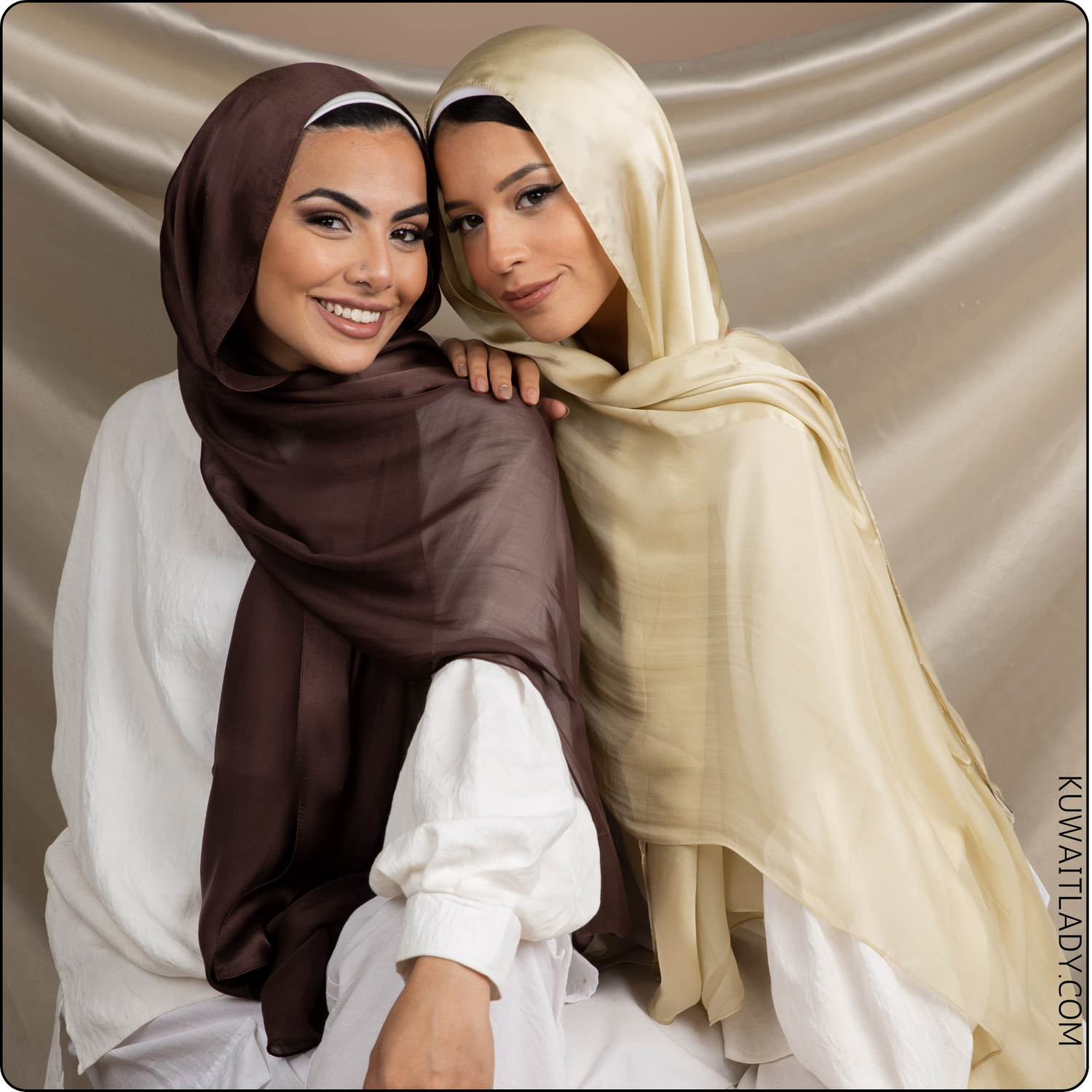 Silk-Satin-Chiffon Scarves