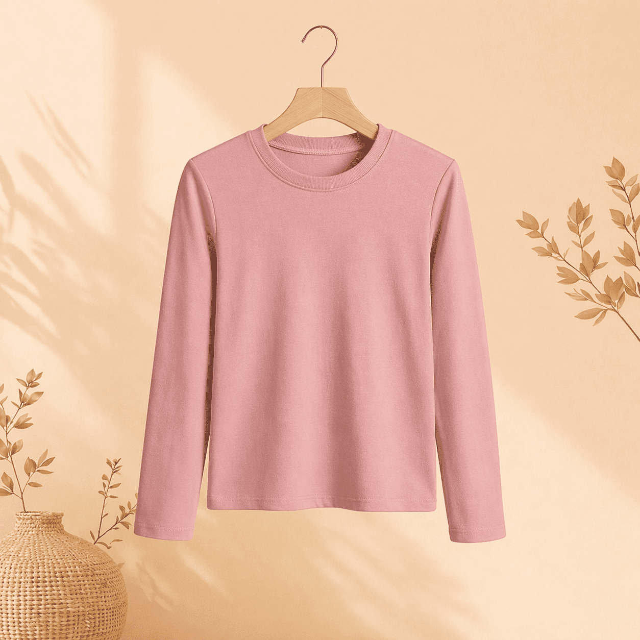 Cotton T-shirt Full Sleeves (Round Neck)