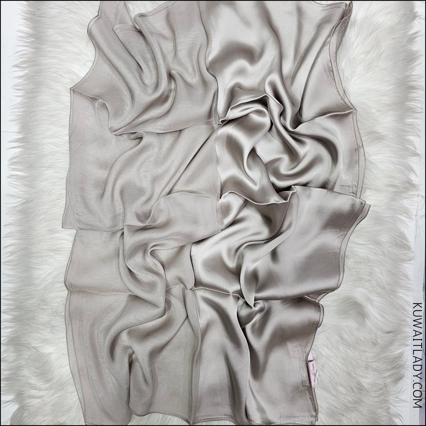 Silk-Satin Fusion Scarf