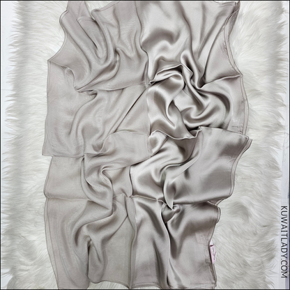 Silk-Satin Fusion Scarf