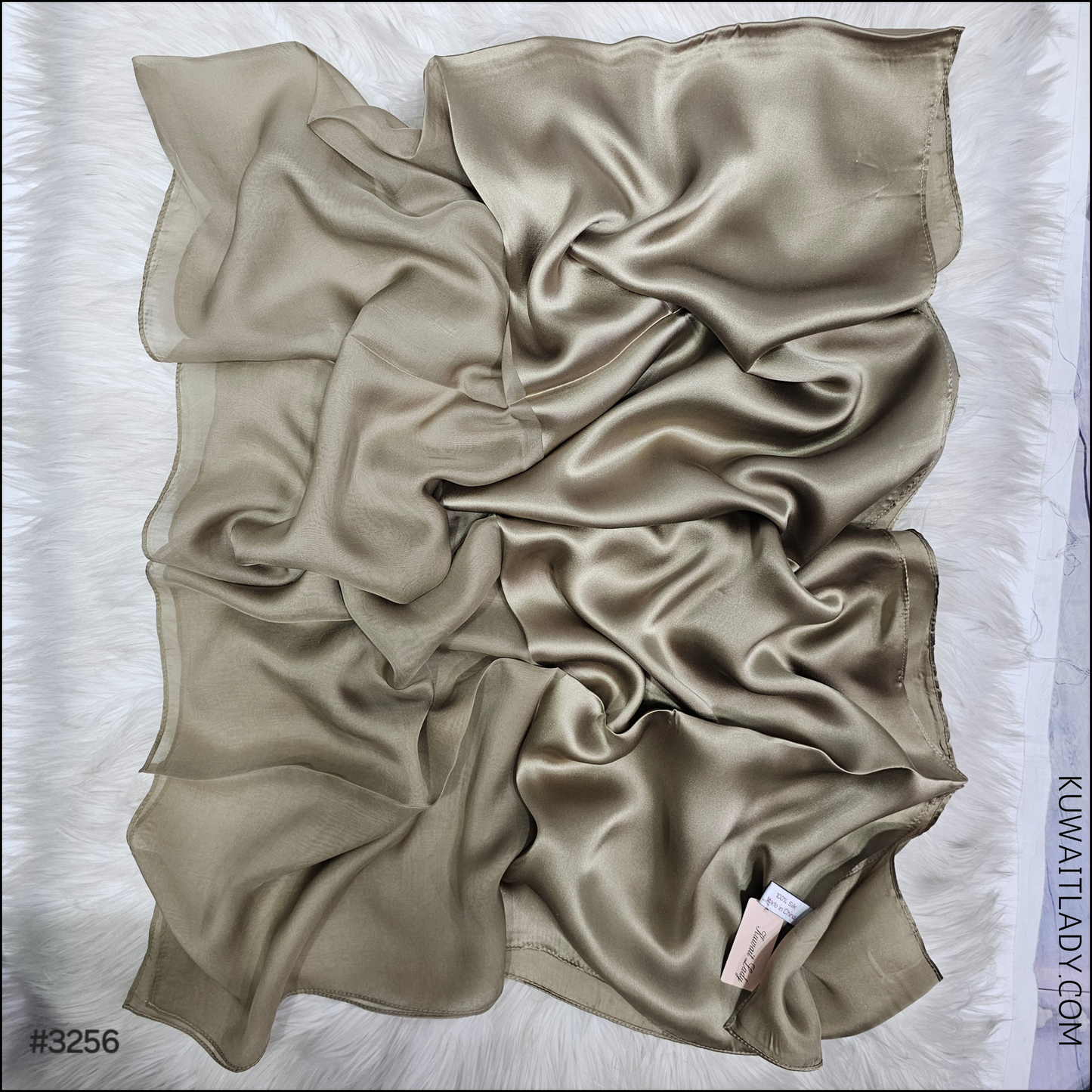 Silk-Satin Fusion Scarf