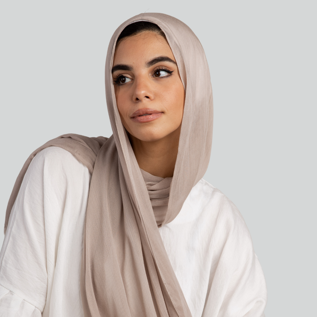 Kuwait Lady Threaded Linen Plain Khafeef Scarf – Kuwait Lady