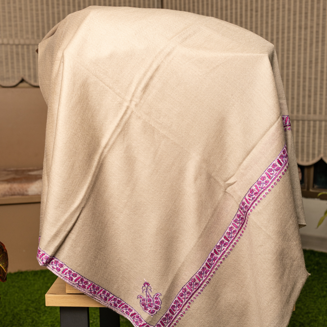 Border Embroidery Shawl