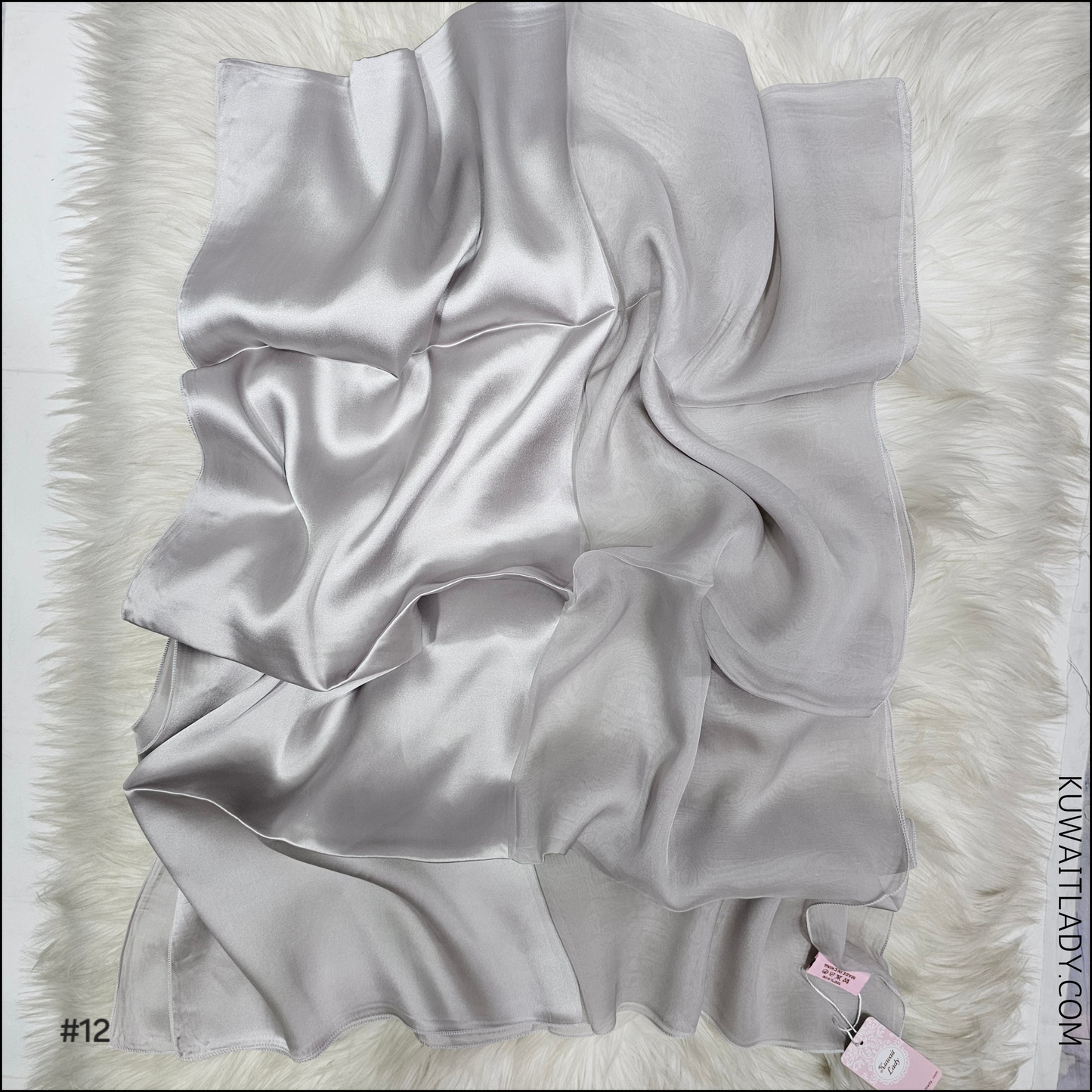 Silk-Satin Fusion Scarf