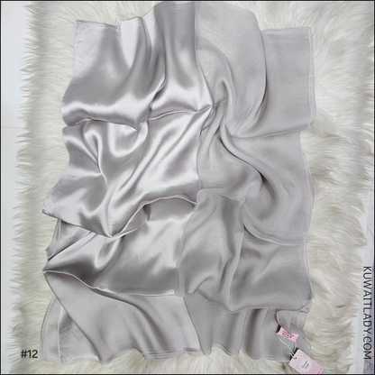 Silk-Satin Fusion Scarf