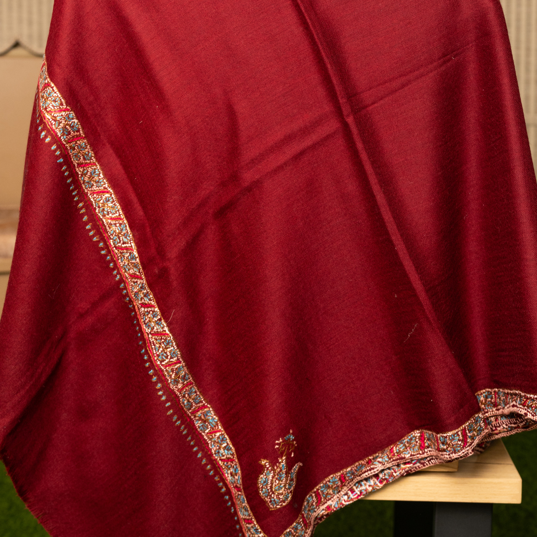 Border Embroidery Shawl