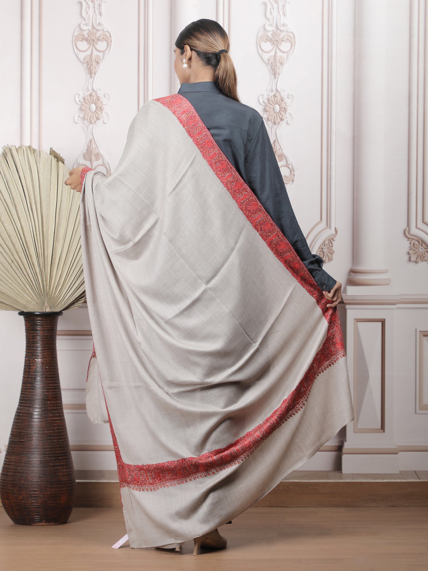 Border Embroidery Shawl