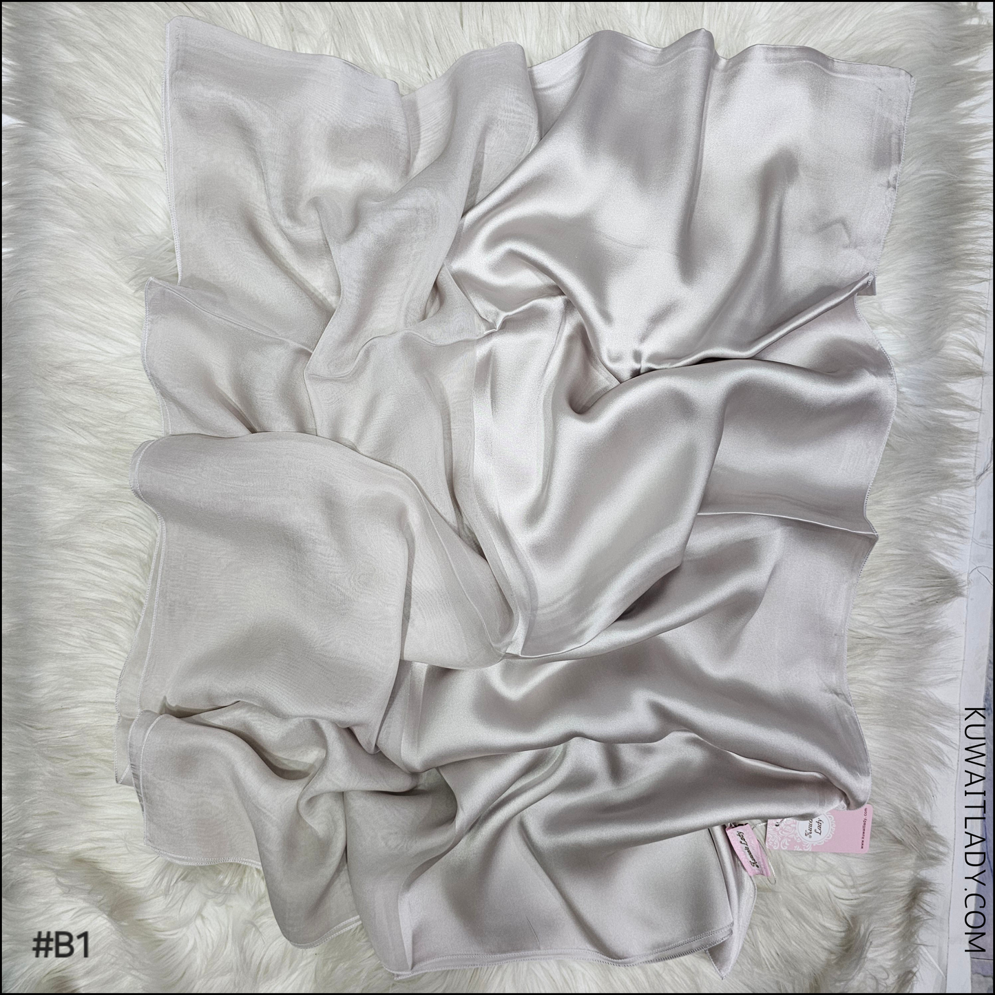 Silk-Satin Fusion Scarf