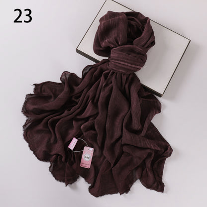 Textured Krinkle Scarf