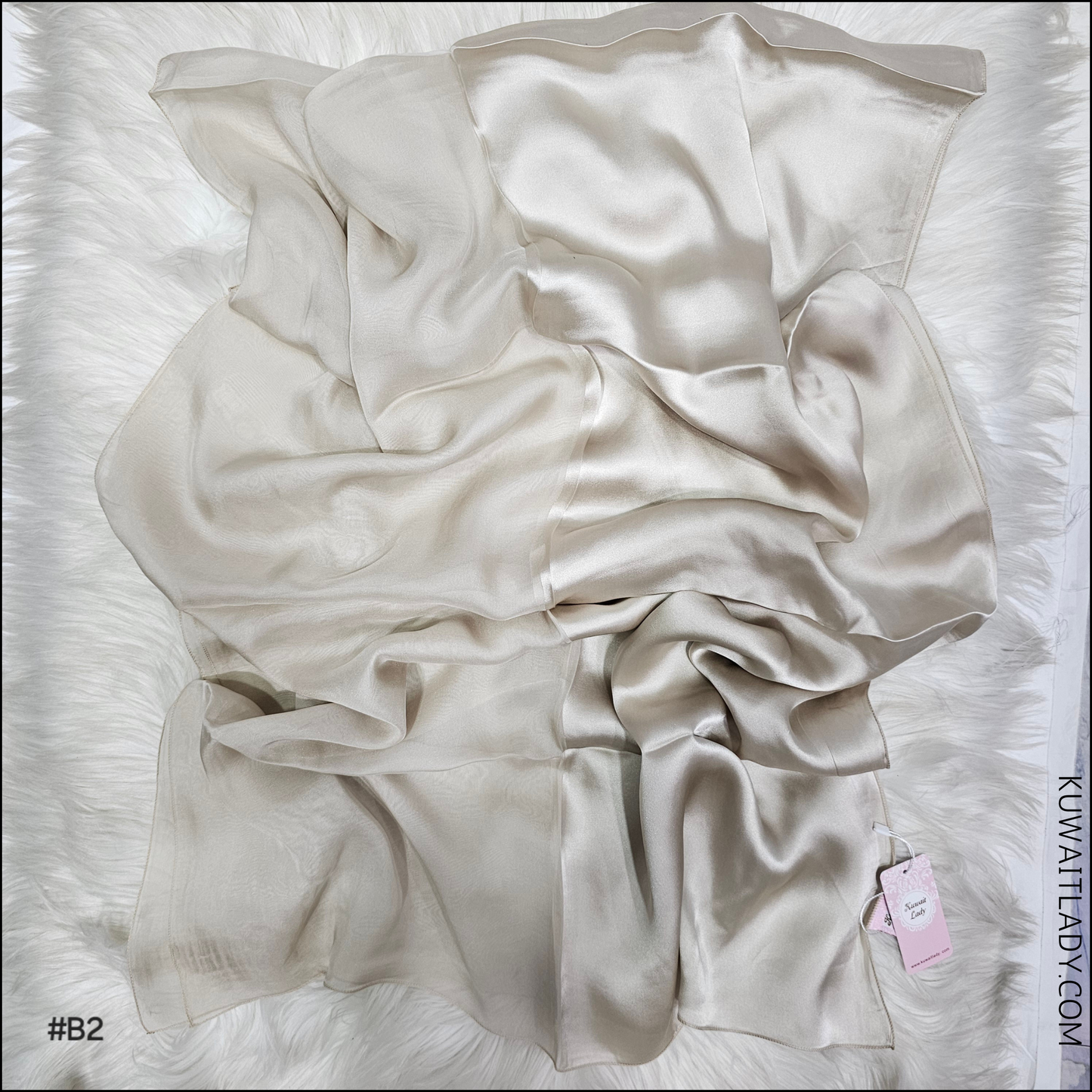 Silk-Satin Fusion Scarf