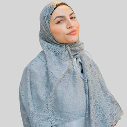 Graceful Lace Symphony Scarf